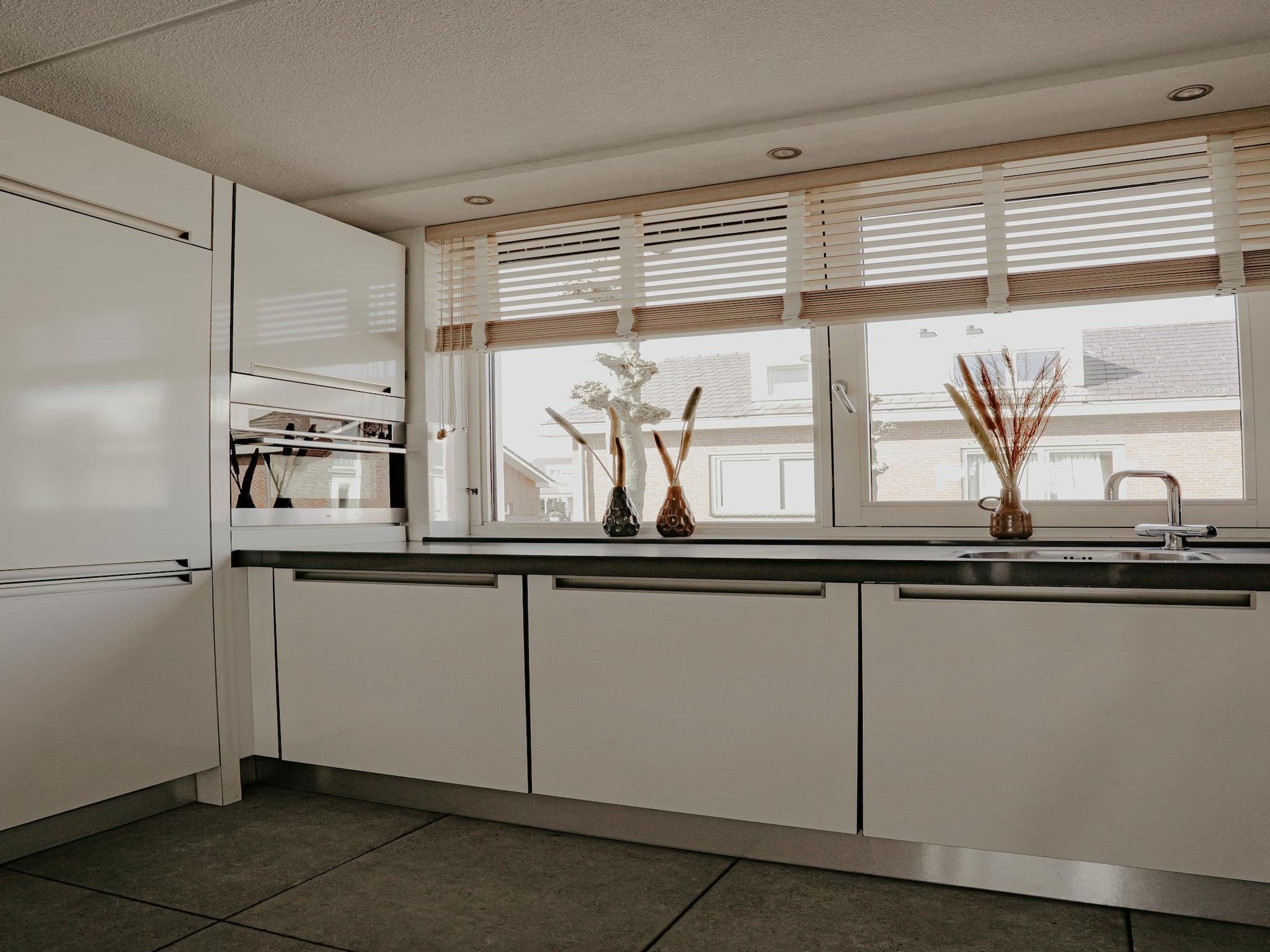 De keuken van Waterpark de Meerparel 4 in Uitgeest