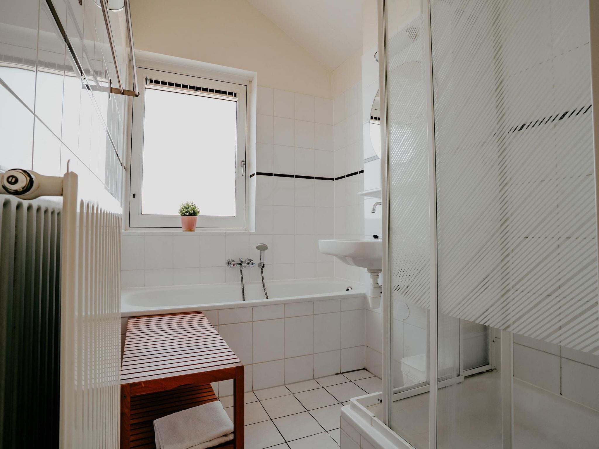 De badkamer van Waterpark de MeerParel 3 in Uitgeest