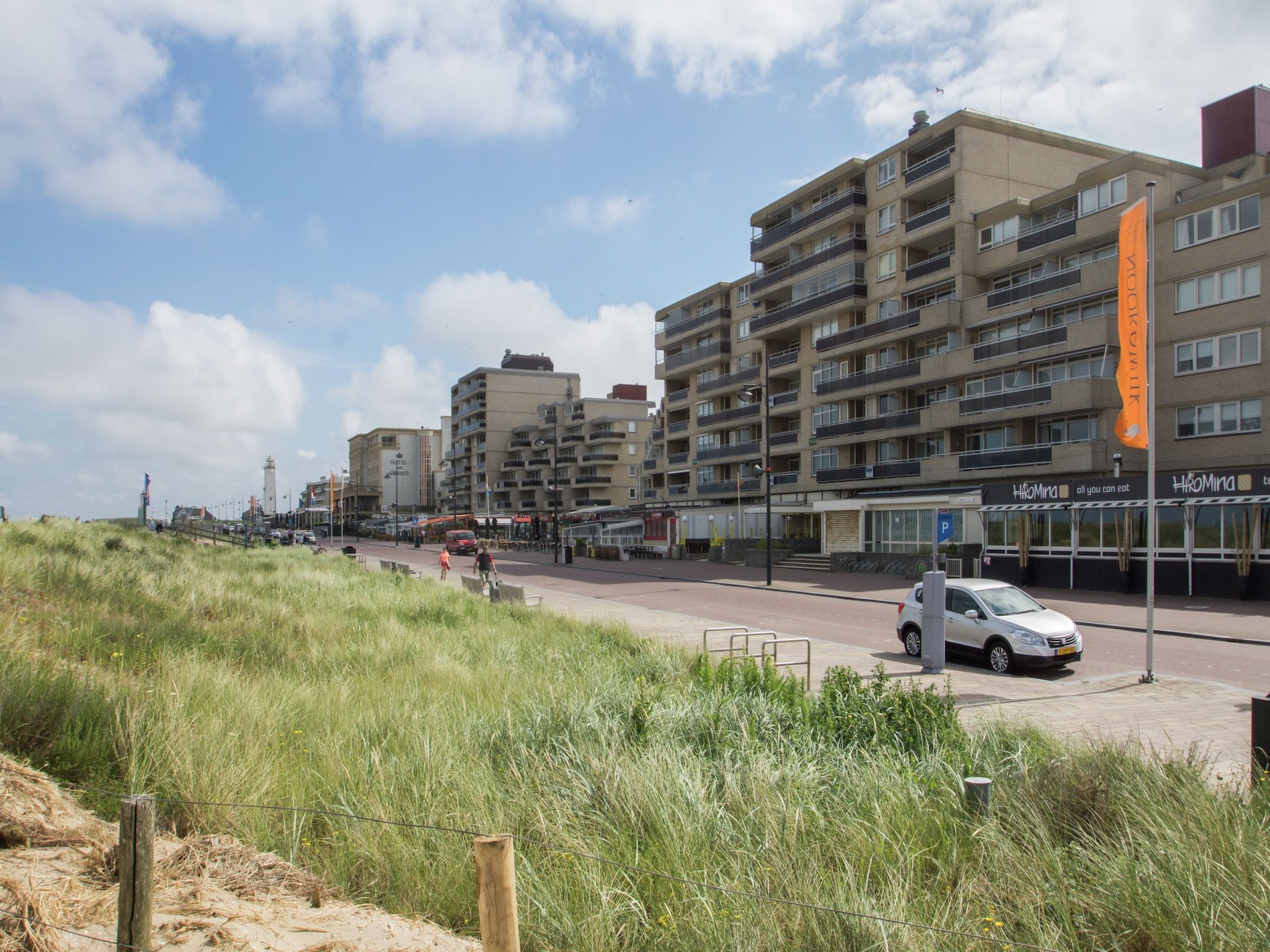 De buitenkant van Zeearend Boulevard in Noordwijk aan Zee