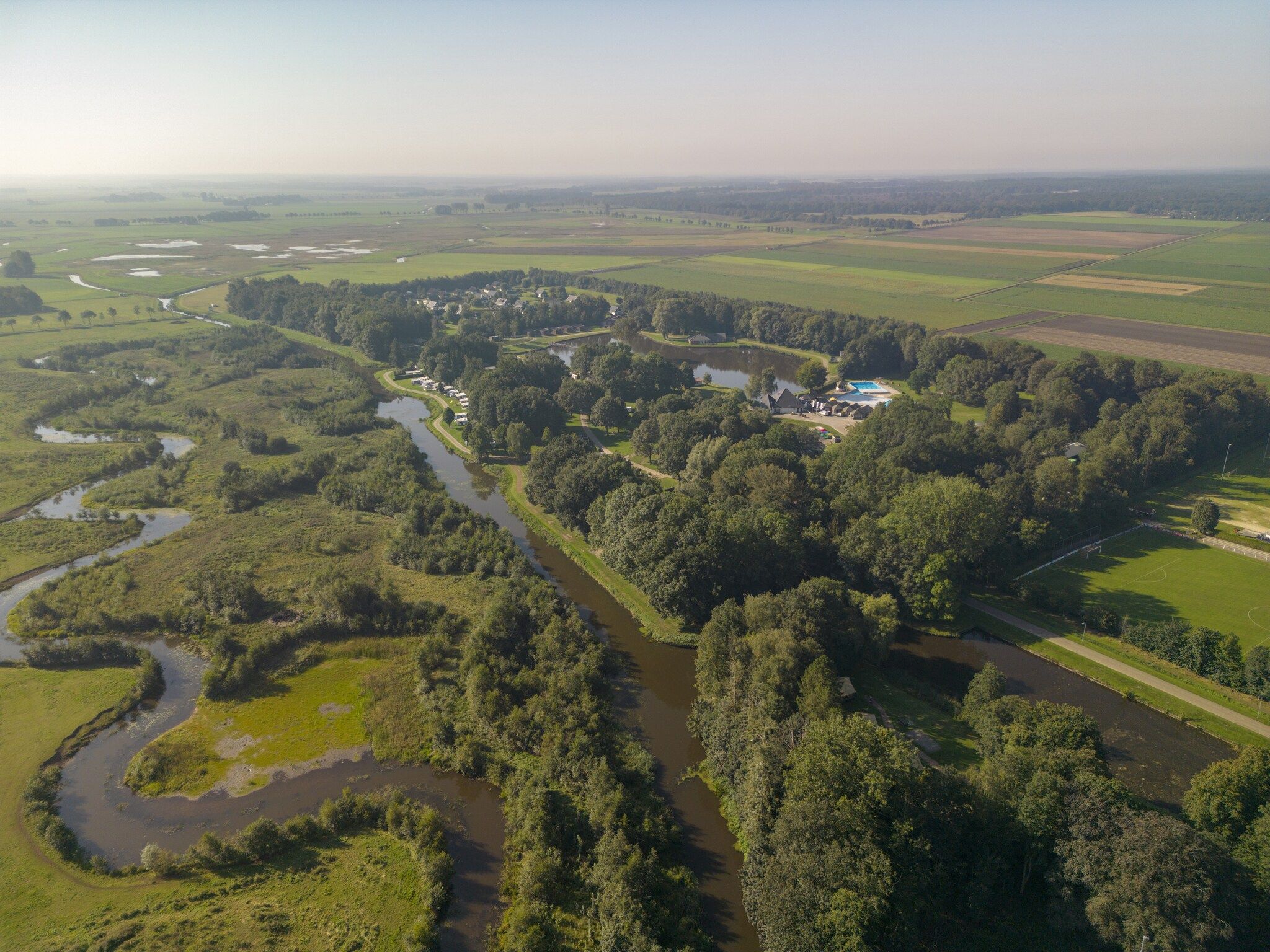 De omgeving van Hunzepark 1 in Gasselternijveen