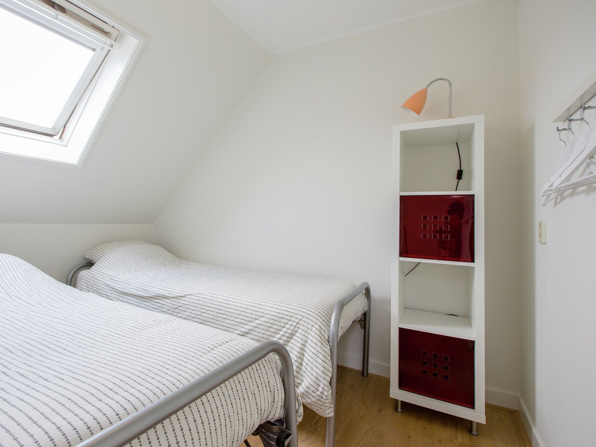 Een slaapkamer van Klavertje vier in Harlingen