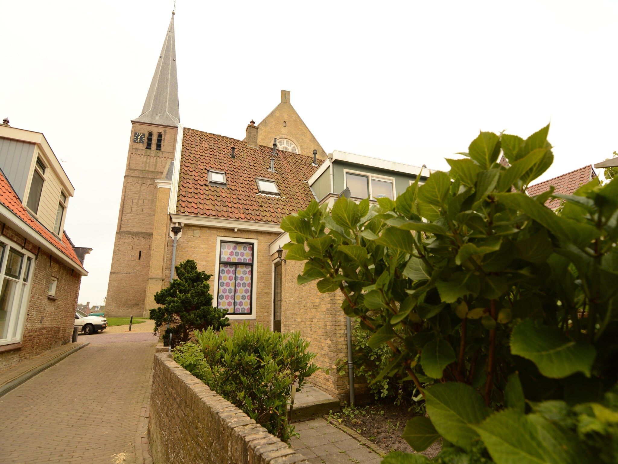 De buitenkant van Klavertje vier in Harlingen