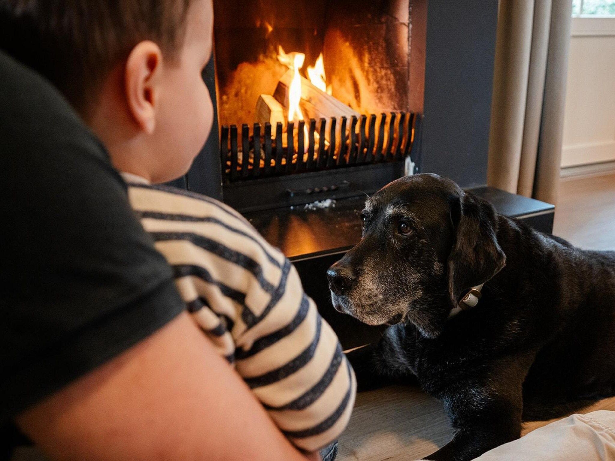 De woonkamer van Landgoed De IJsvogel 2 in Voorthuizen