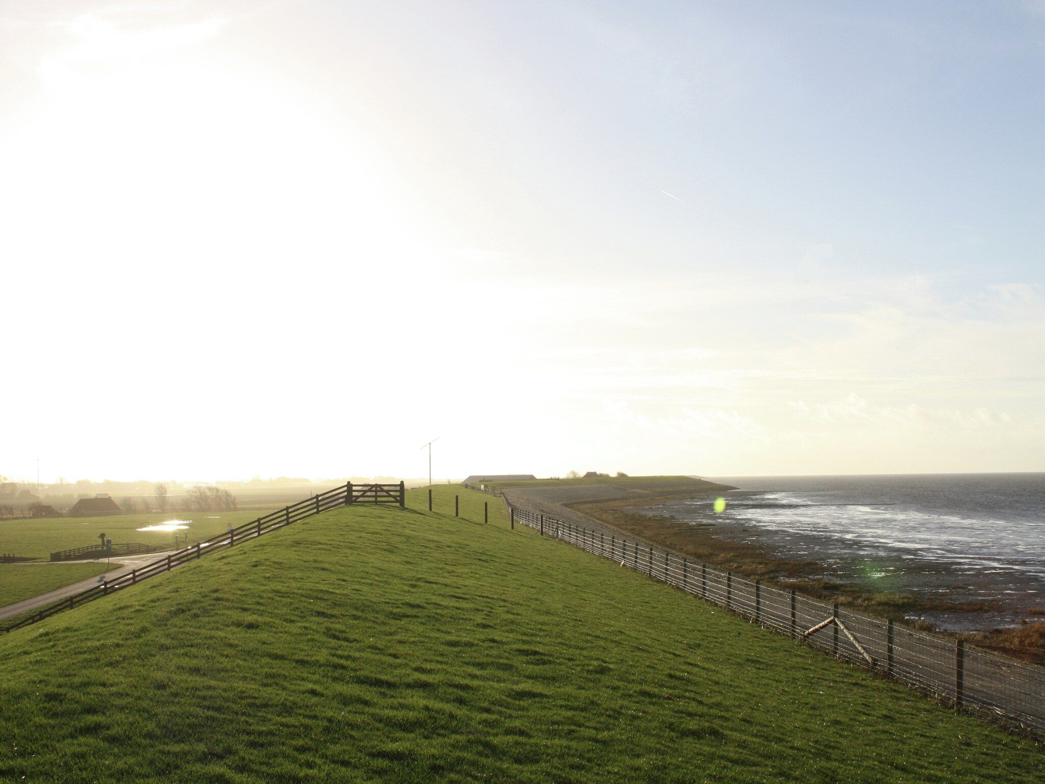 Het uitzicht vanaf Zeedijk I in Tzummarum