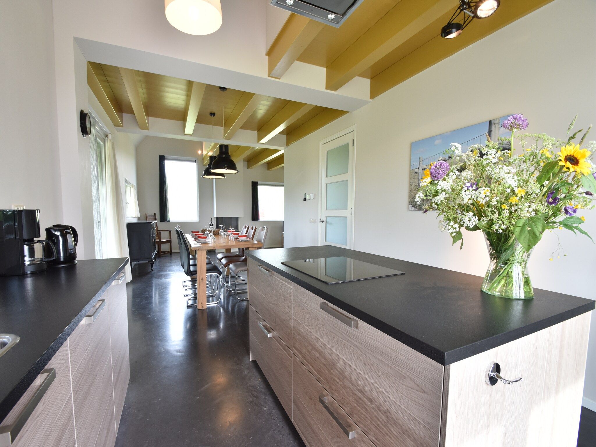 De keuken van Zeedijk I in Tzummarum