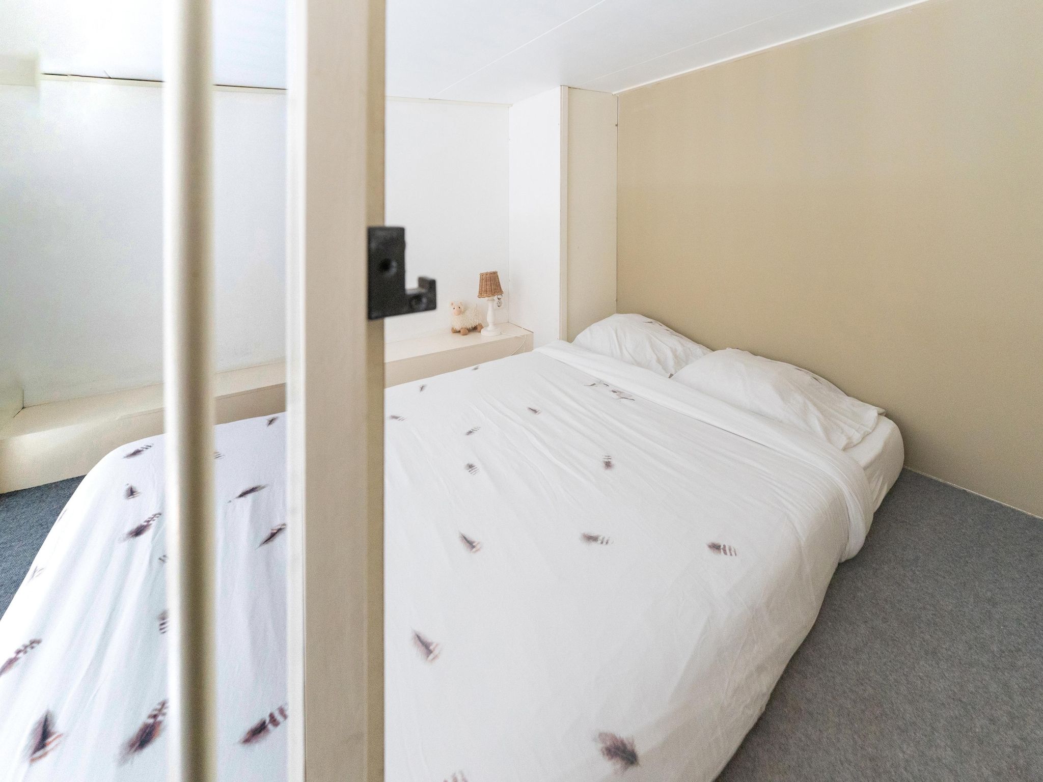 Een slaapkamer van Naast het Bollenveld in Egmond-Binnen