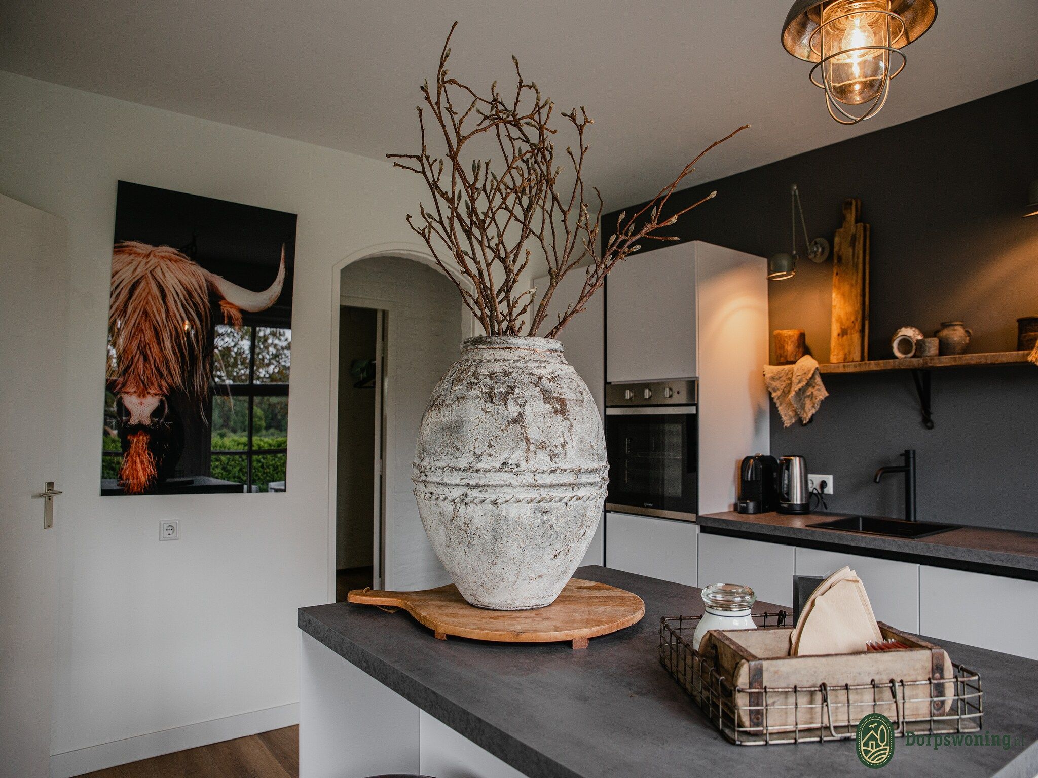 De keuken van Dorpswoning De Plek in Leende