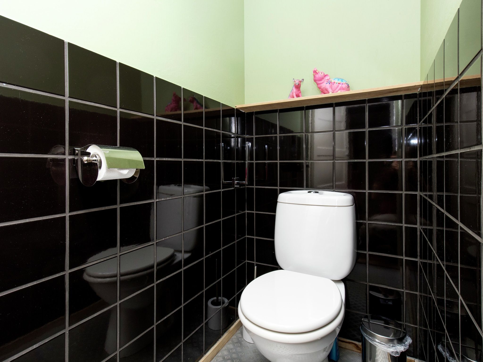 De badkamer van Dorpswoning Op Niveau in Leende