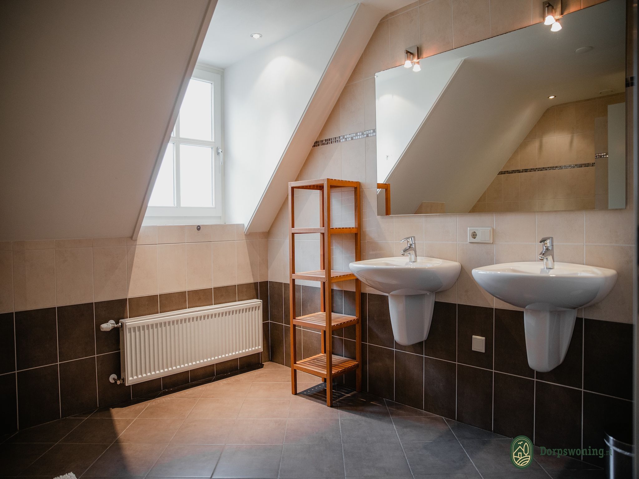 De badkamer van Dorpswoning Het Uitzicht in Leende