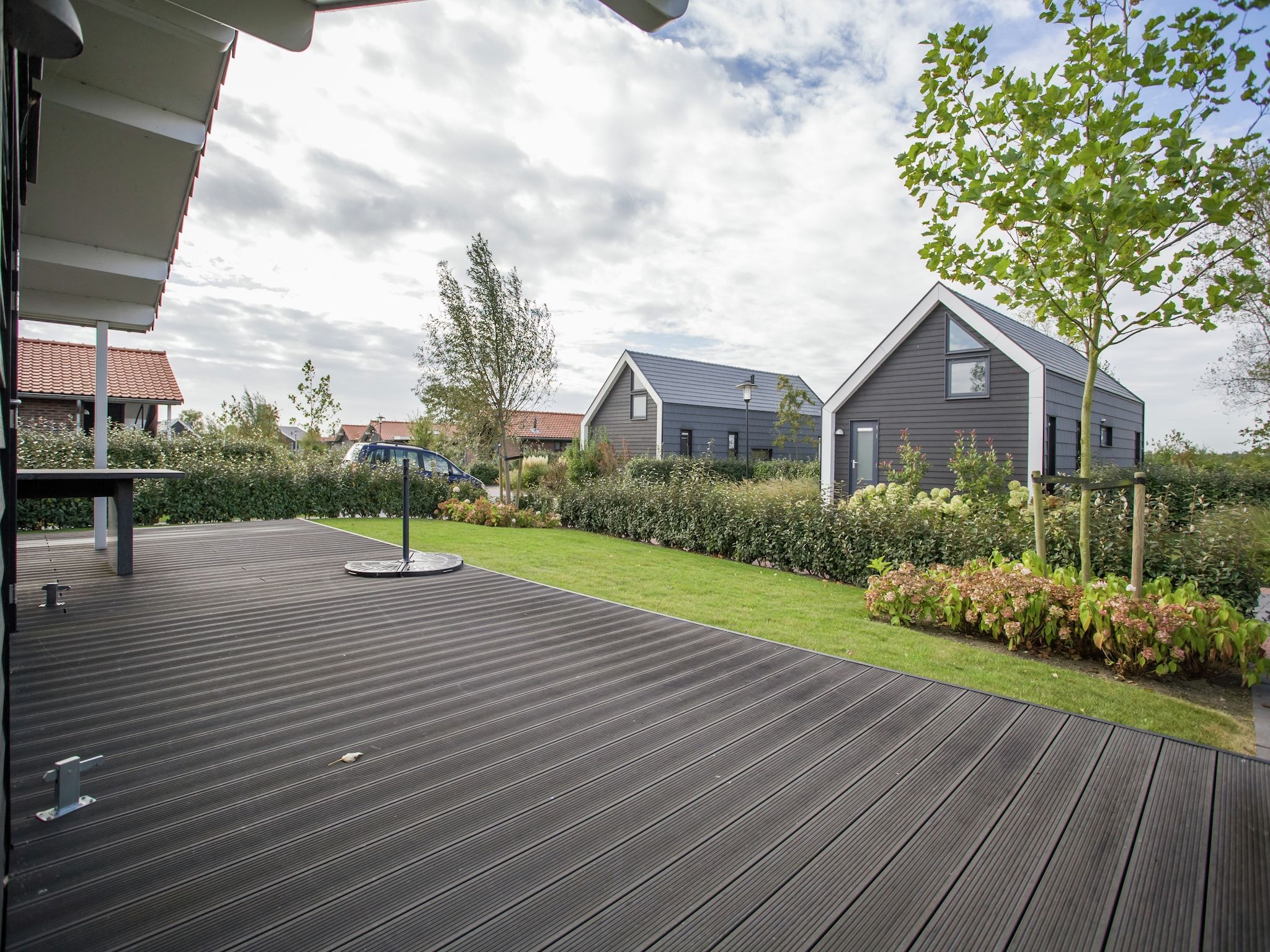 De tuin van Aan de Oosterschelde in Kattendijke