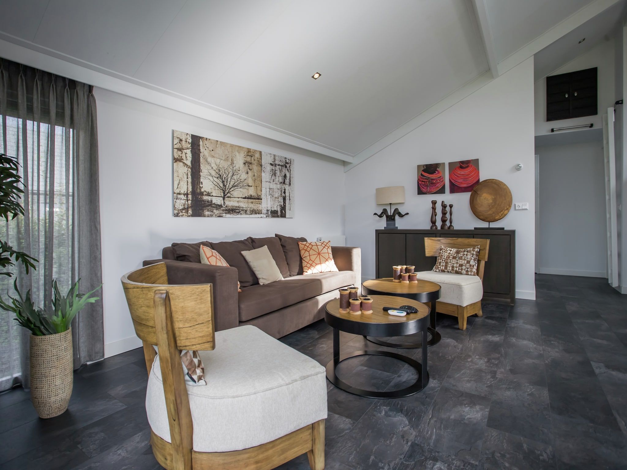 De woonkamer van Aan de Oosterschelde in Kattendijke