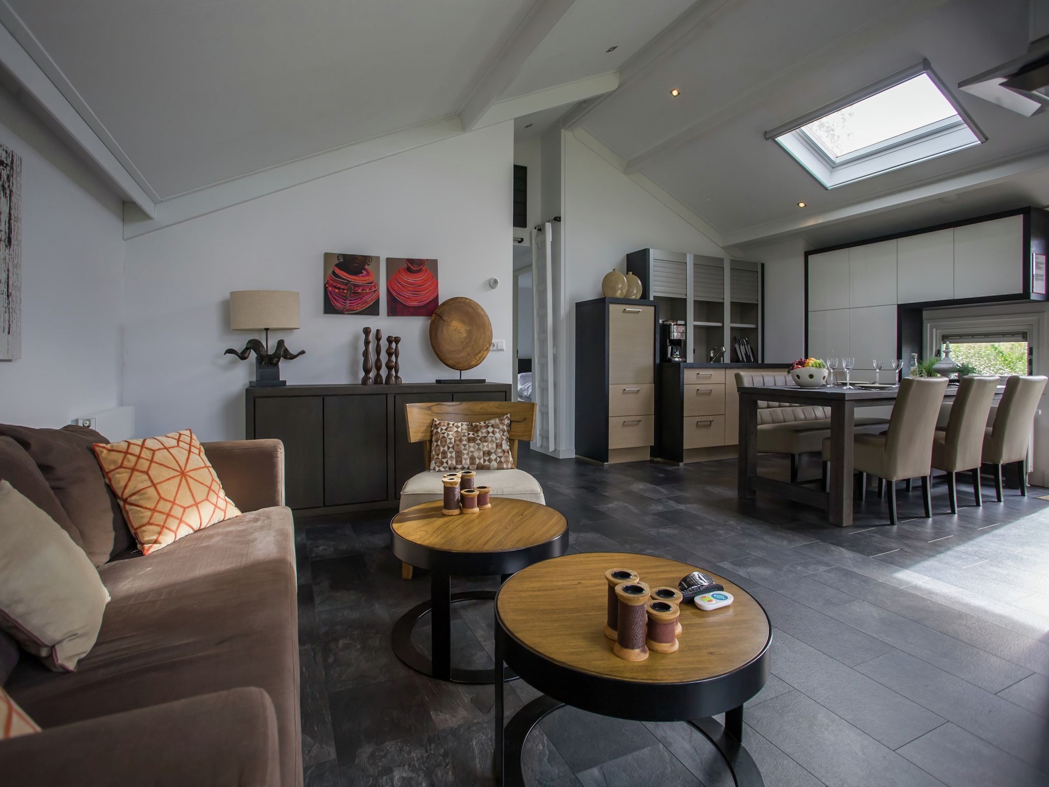 De woonkamer van Aan de Oosterschelde in Kattendijke