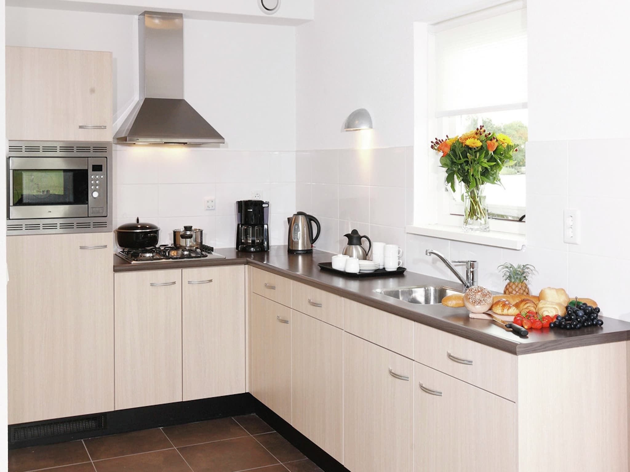 De keuken van Villapark Akenveen 1 in Tynaarlo