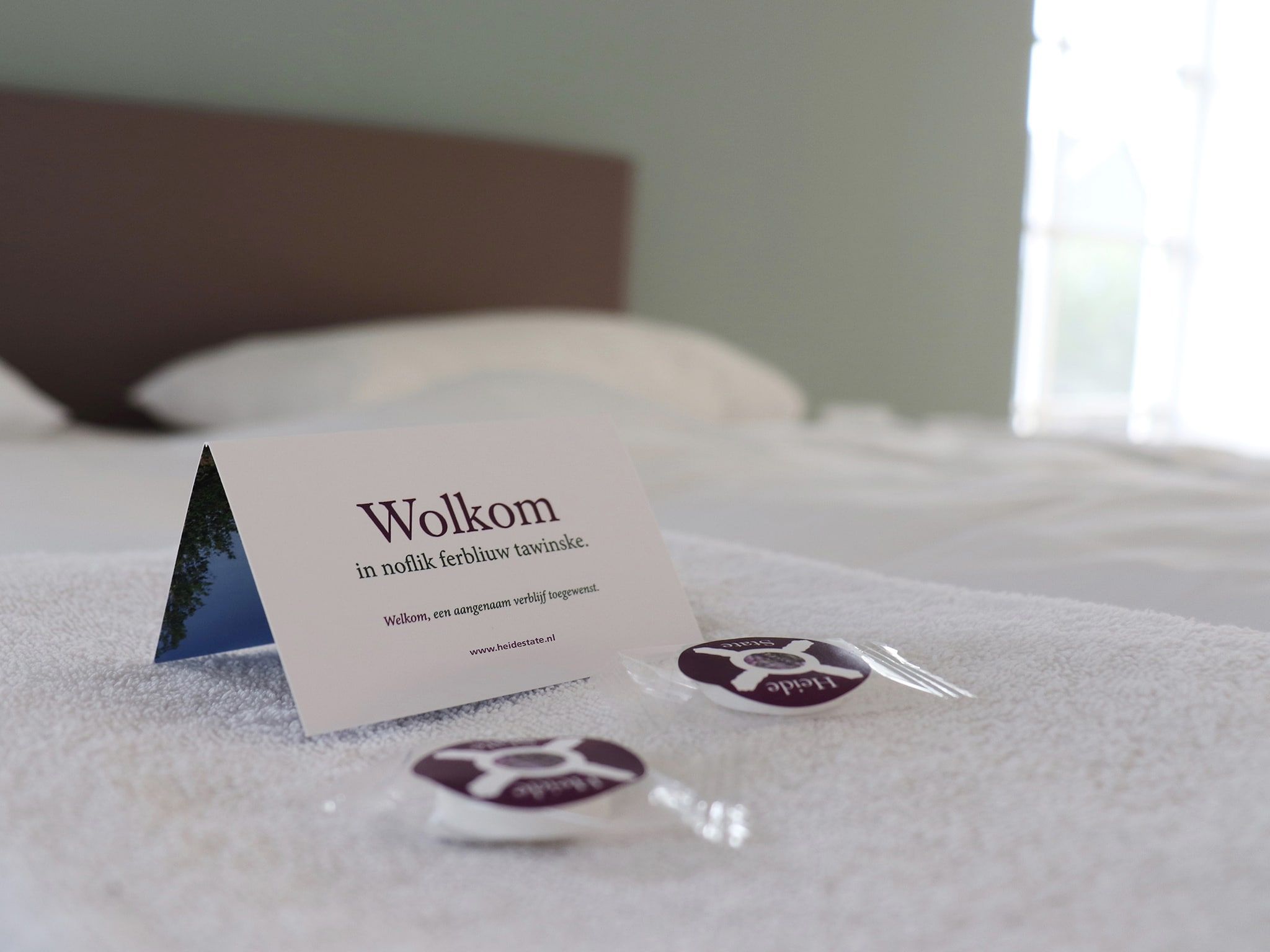 Een slaapkamer van Heide State in Noardburgum