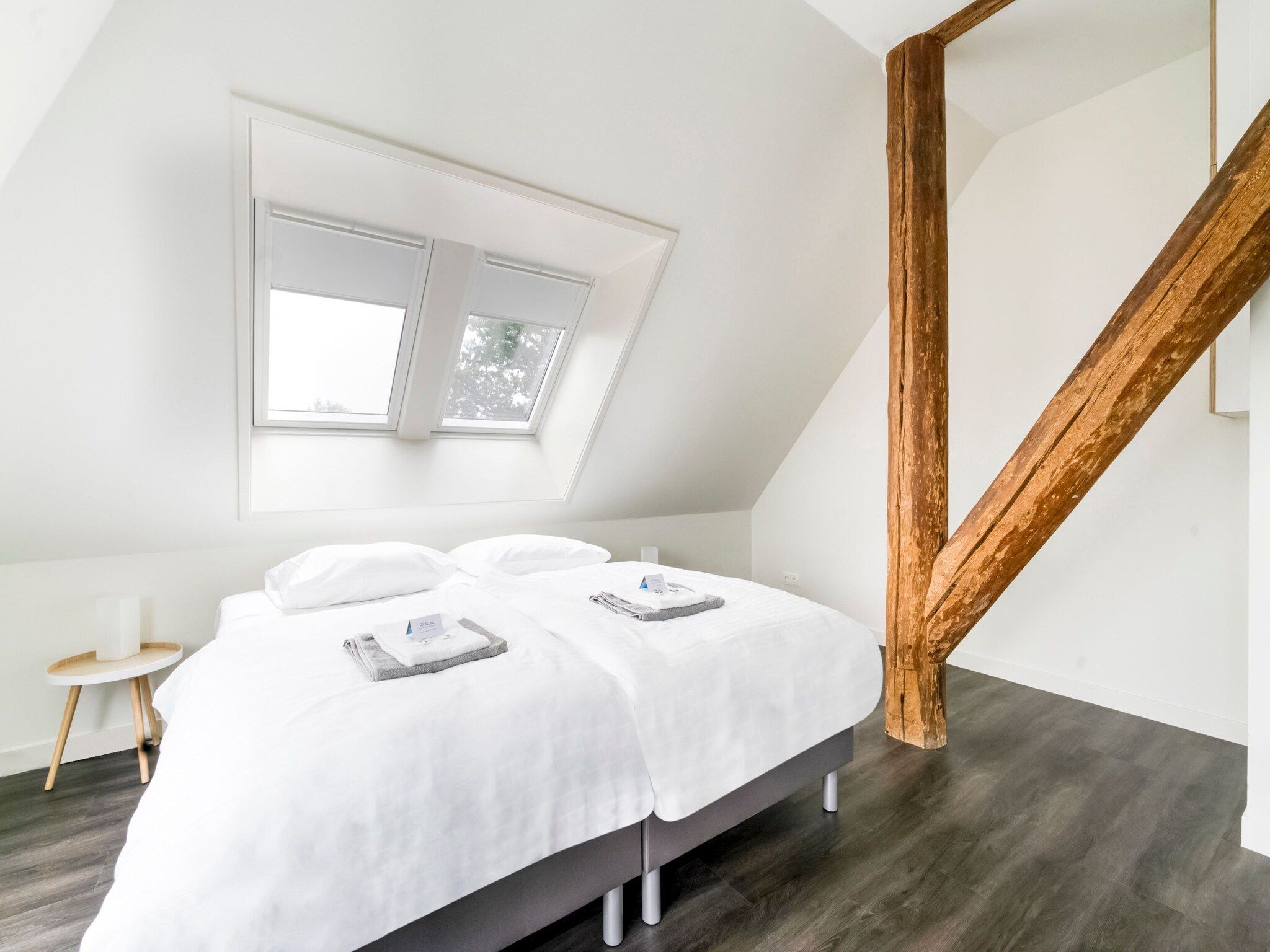 Een slaapkamer van Heide State in Noardburgum