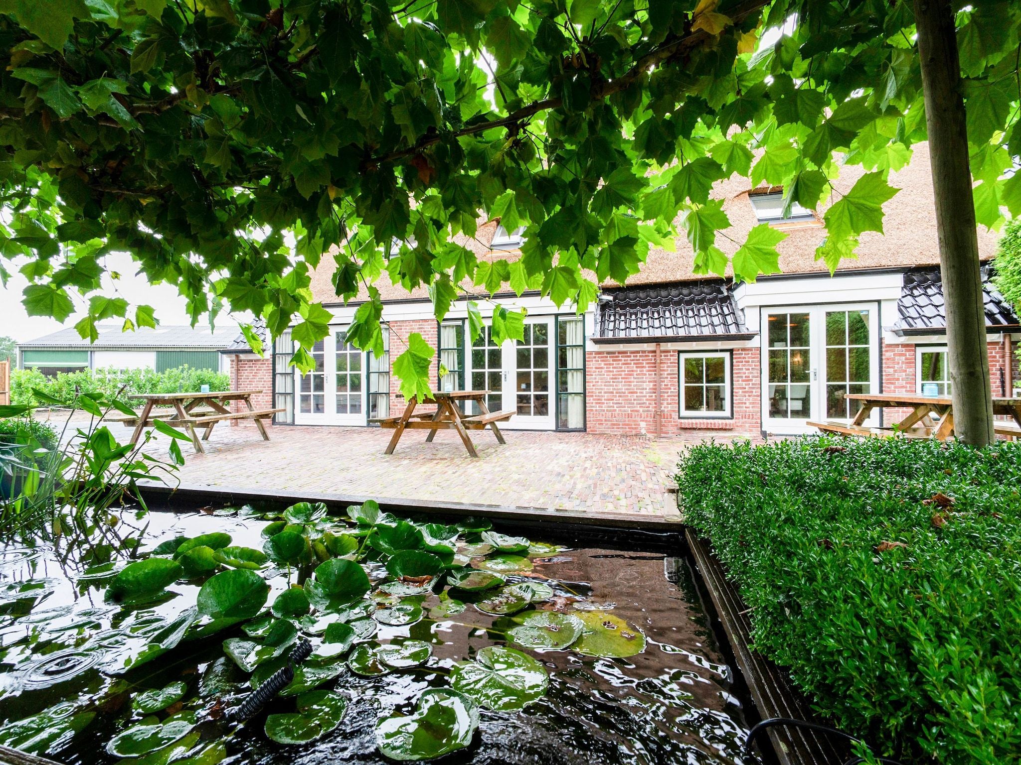 De tuin van Heide State in Noardburgum