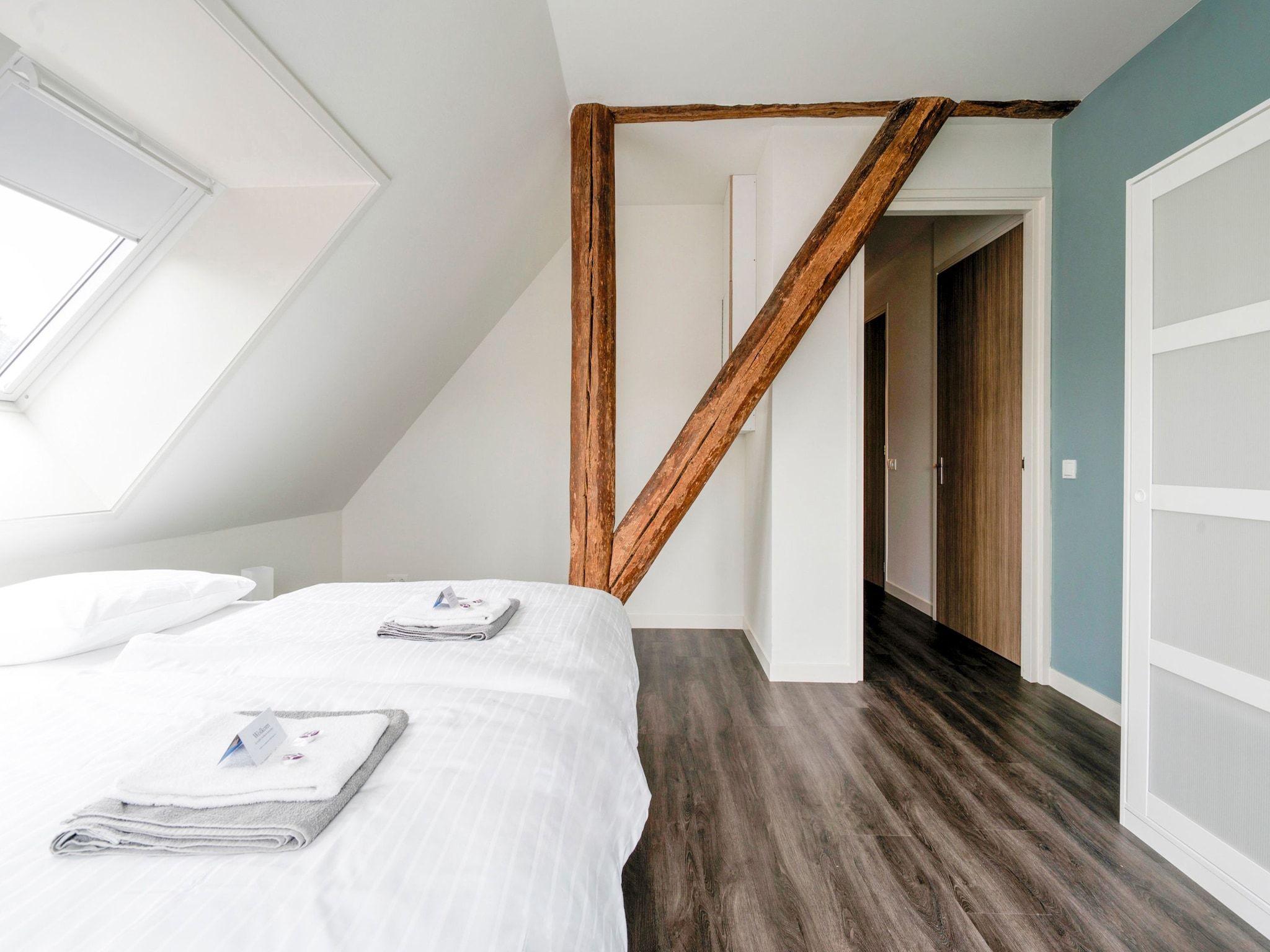 Een slaapkamer van Heide State in Noardburgum