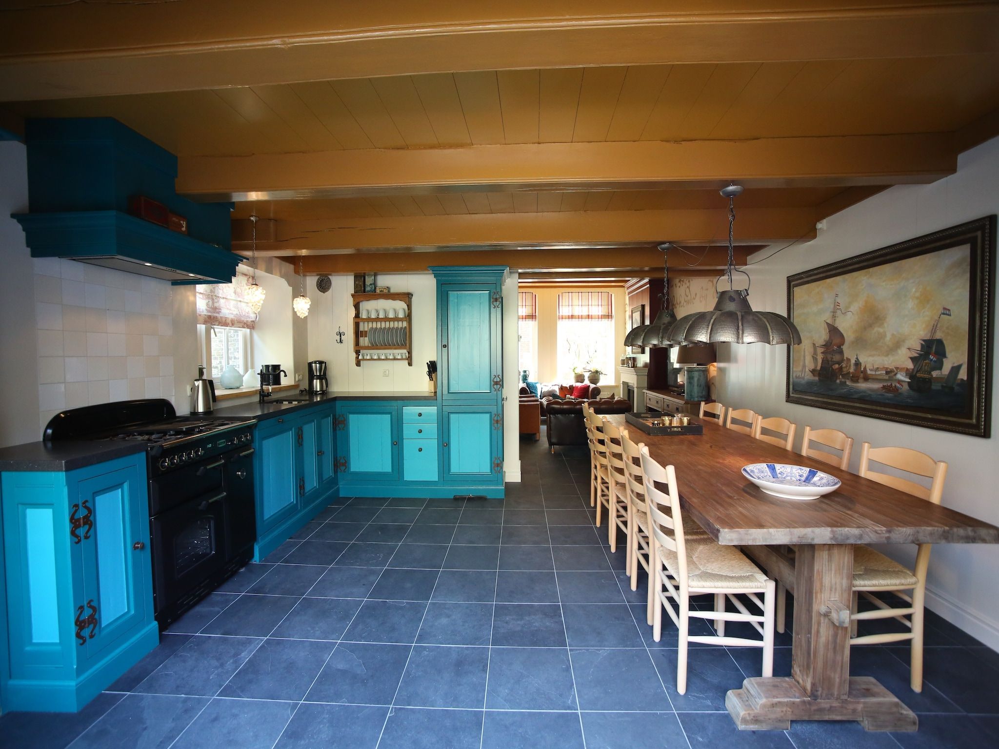 De keuken van VOC-Huys in Enkhuizen