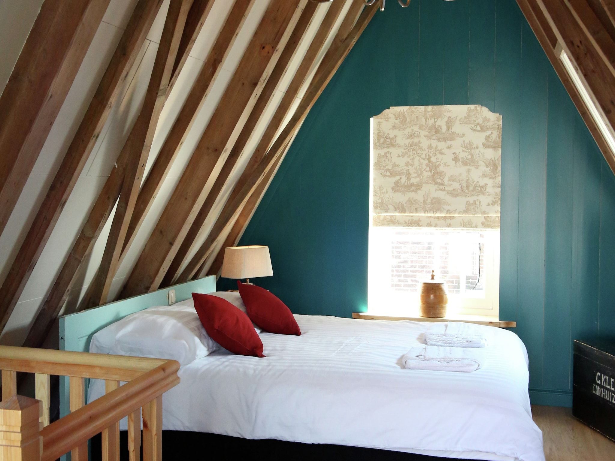 Een slaapkamer van VOC-Huys in Enkhuizen