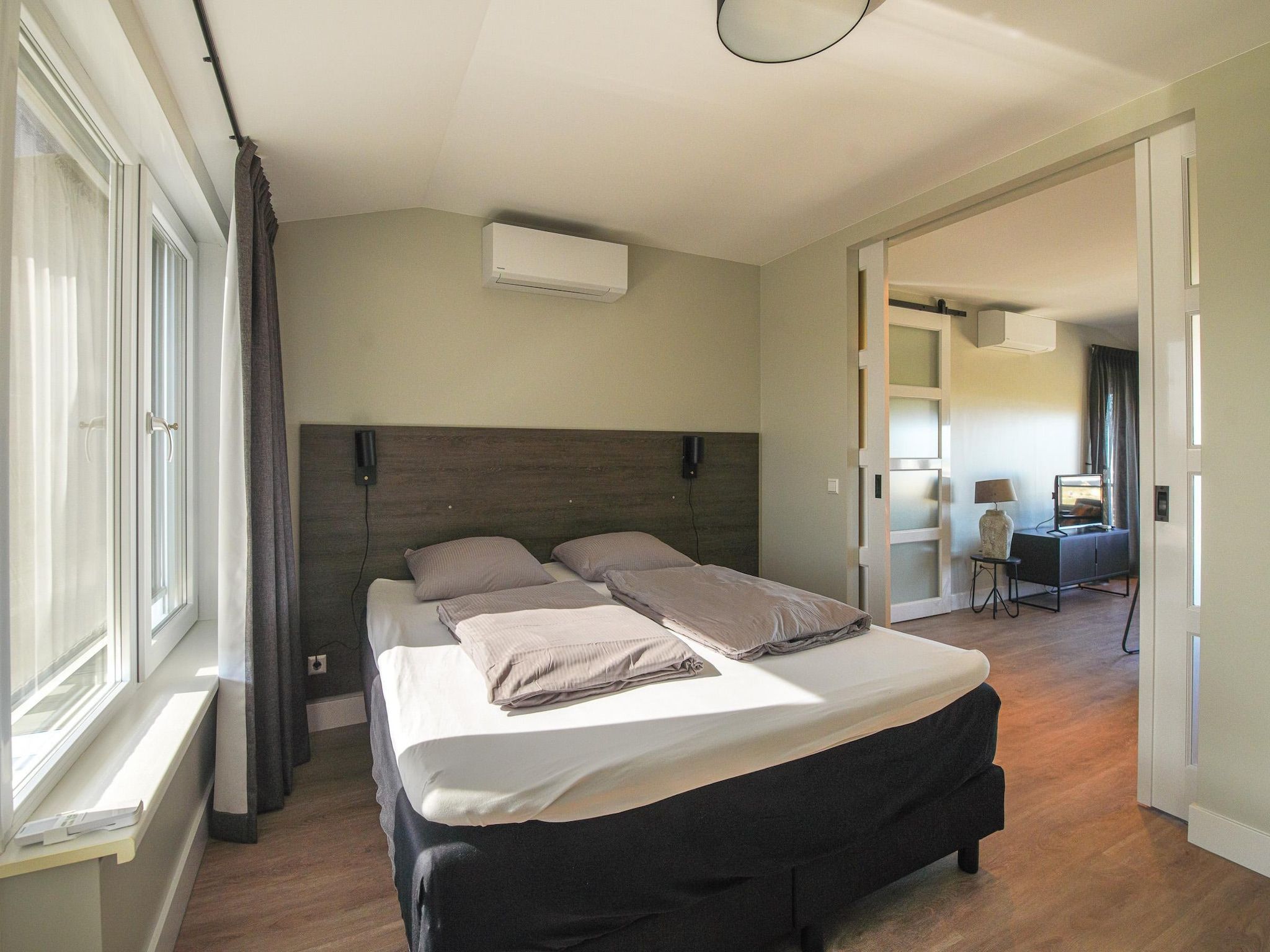 Een slaapkamer van Ziezee in Katwijk