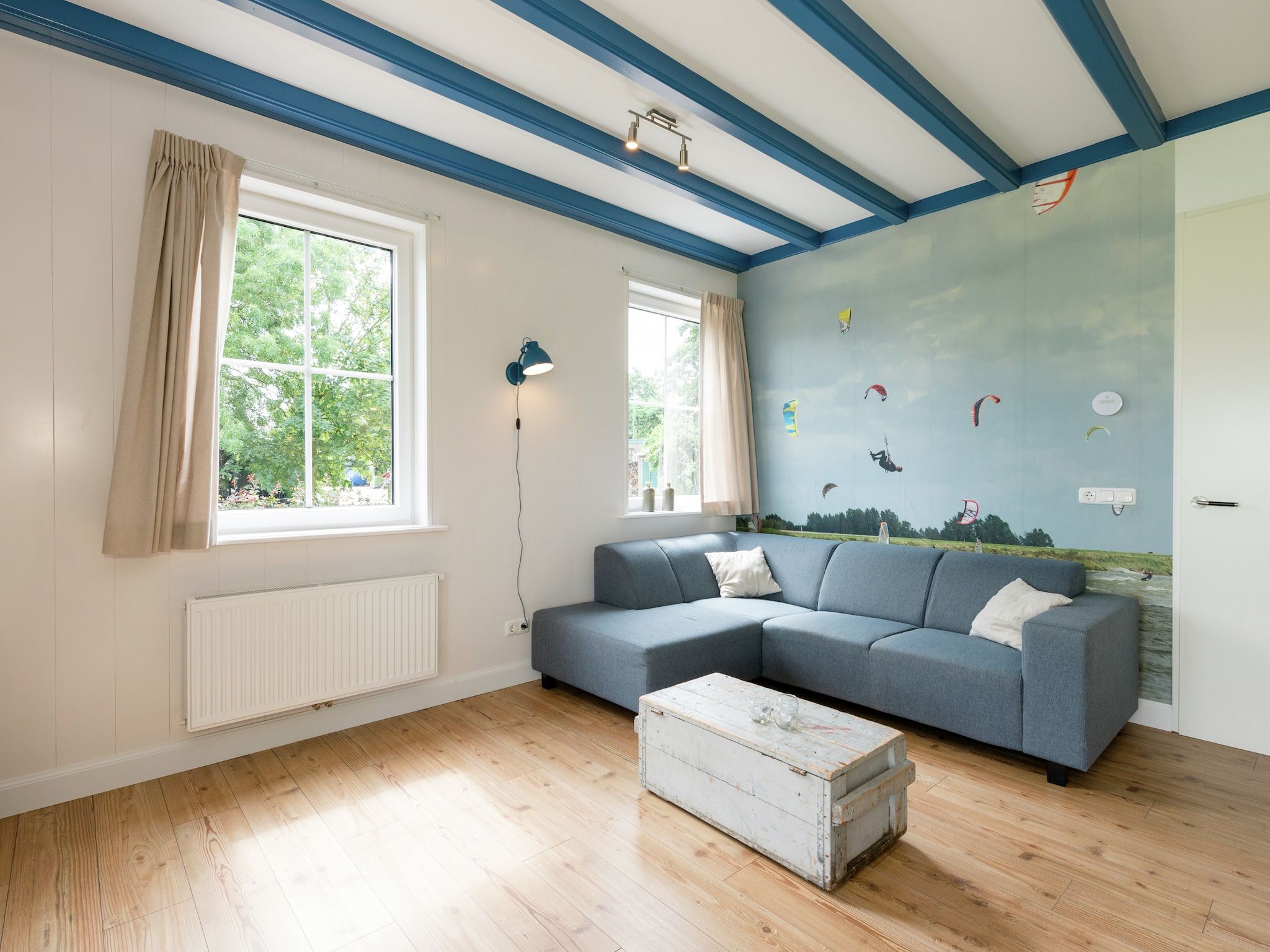 De woonkamer van Opvakantiebijdeboer in Schellinkhout