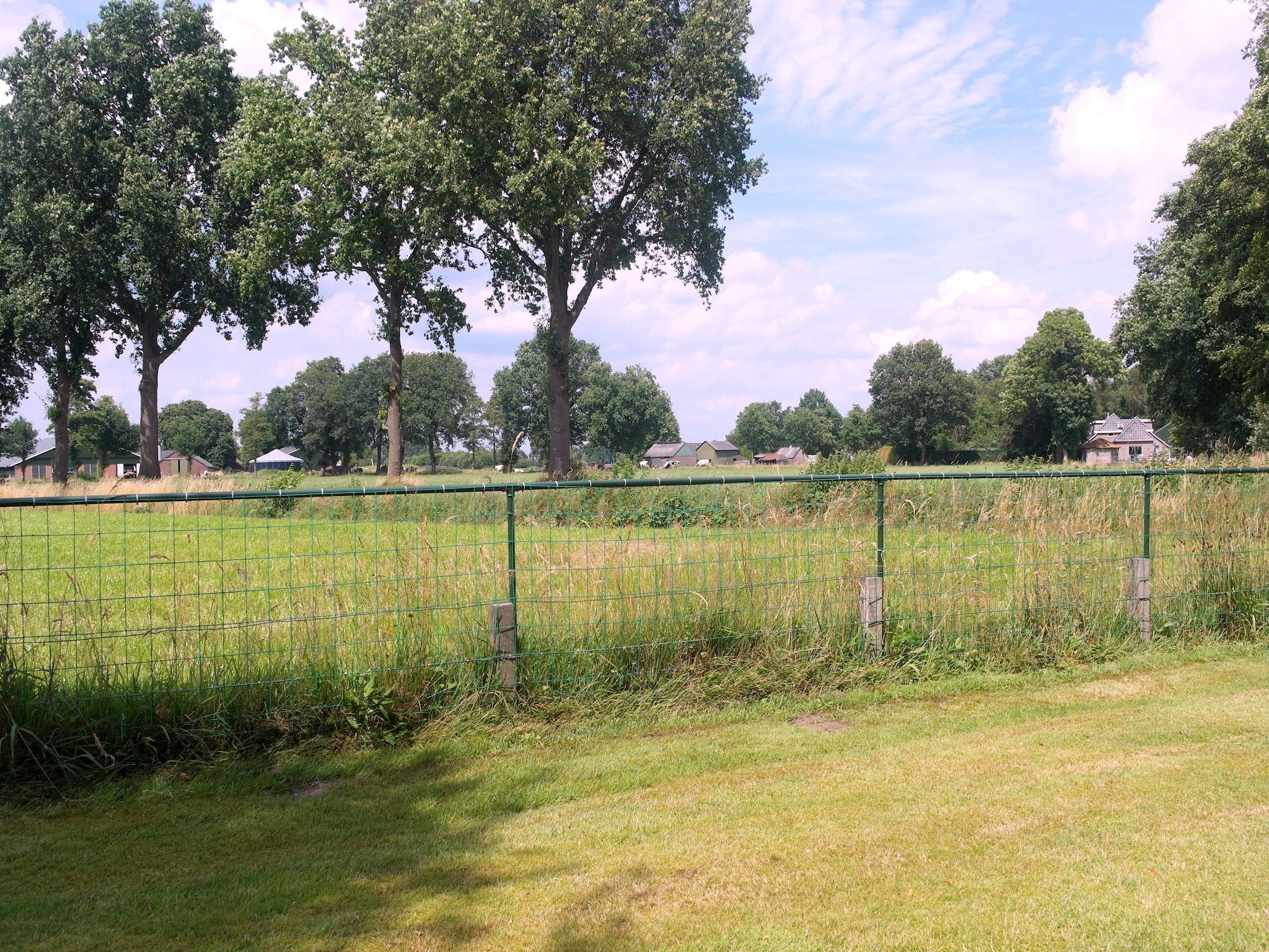 De tuin van De Merel in Den ham