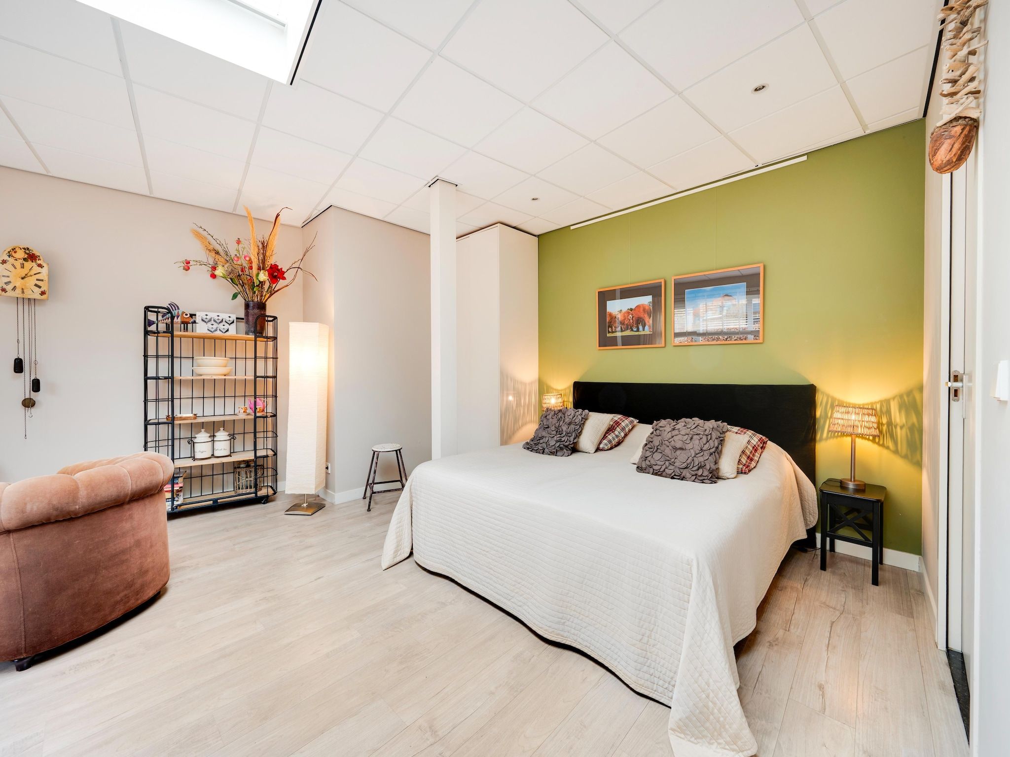 Een slaapkamer van Hof van Craeck II in Bergen
