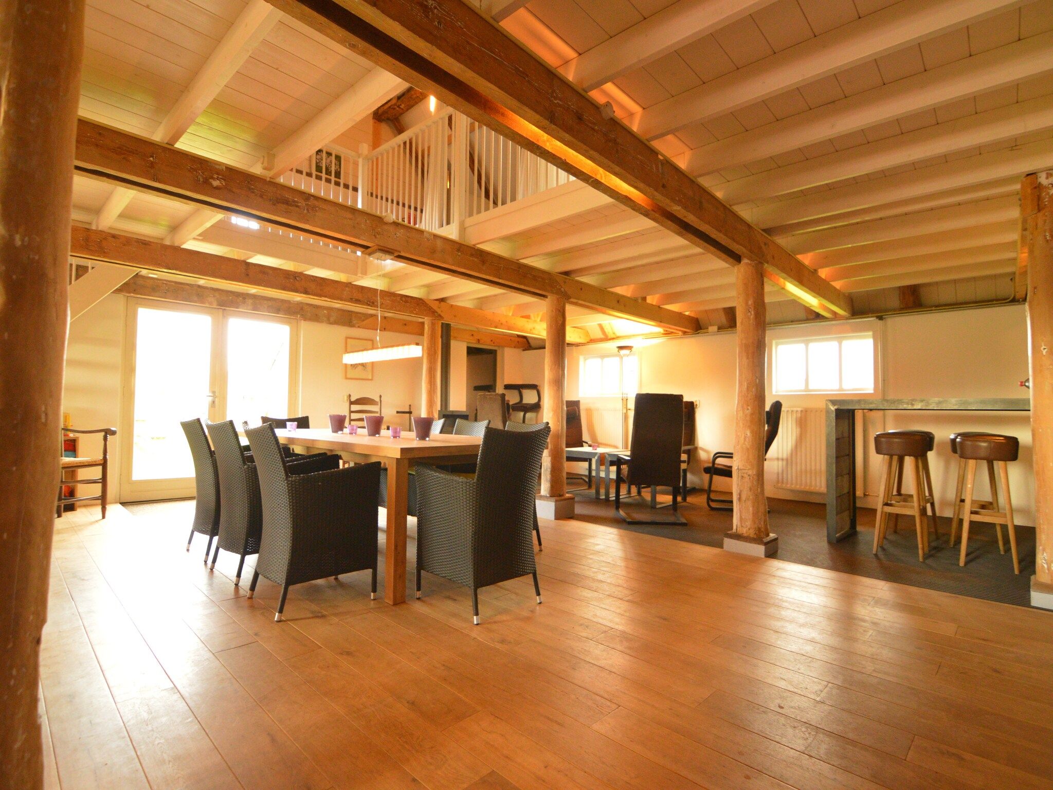 De woonkamer van Robertushoeve in Dalfsen