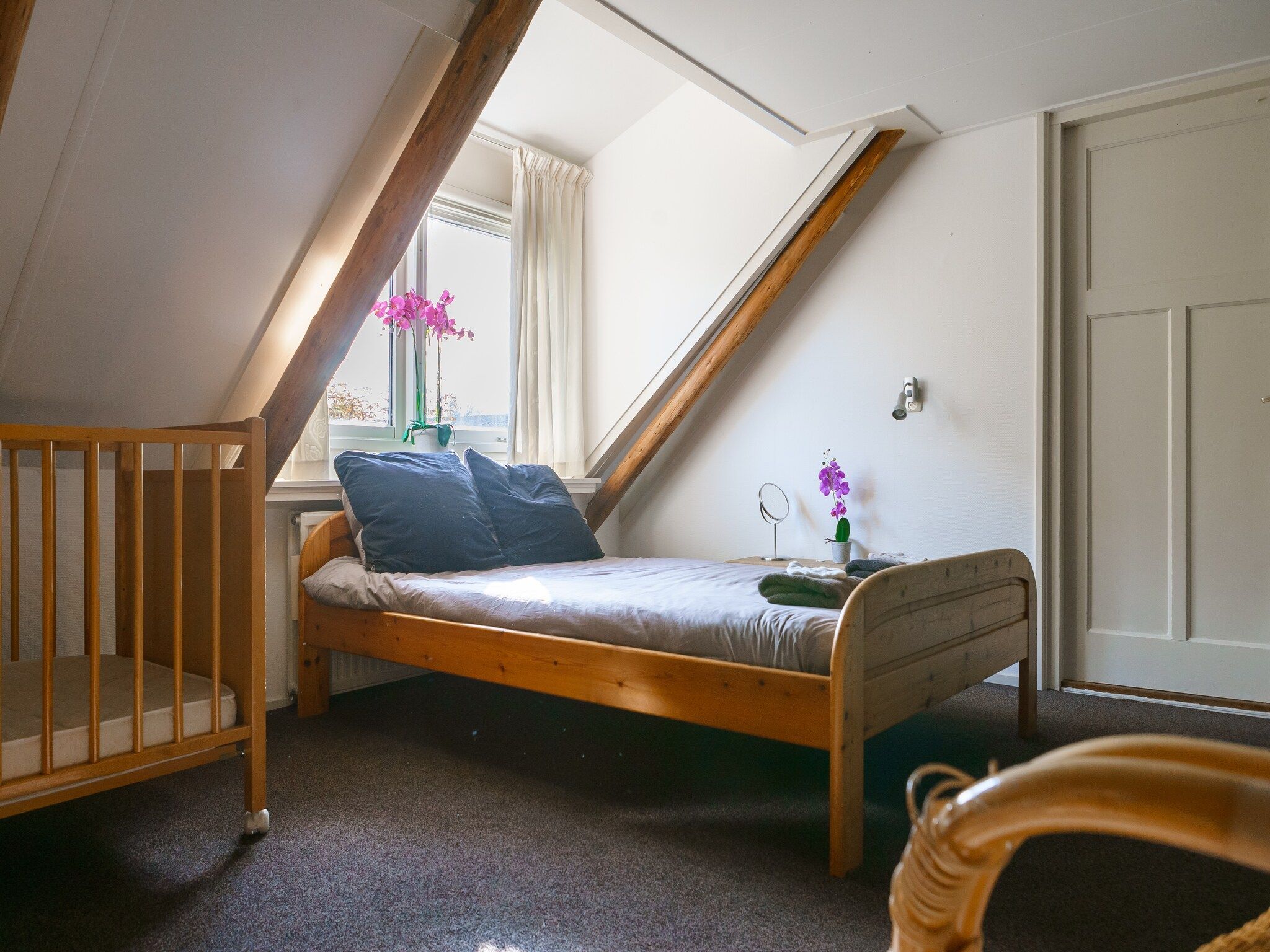 Een slaapkamer van Robertushoeve in Dalfsen