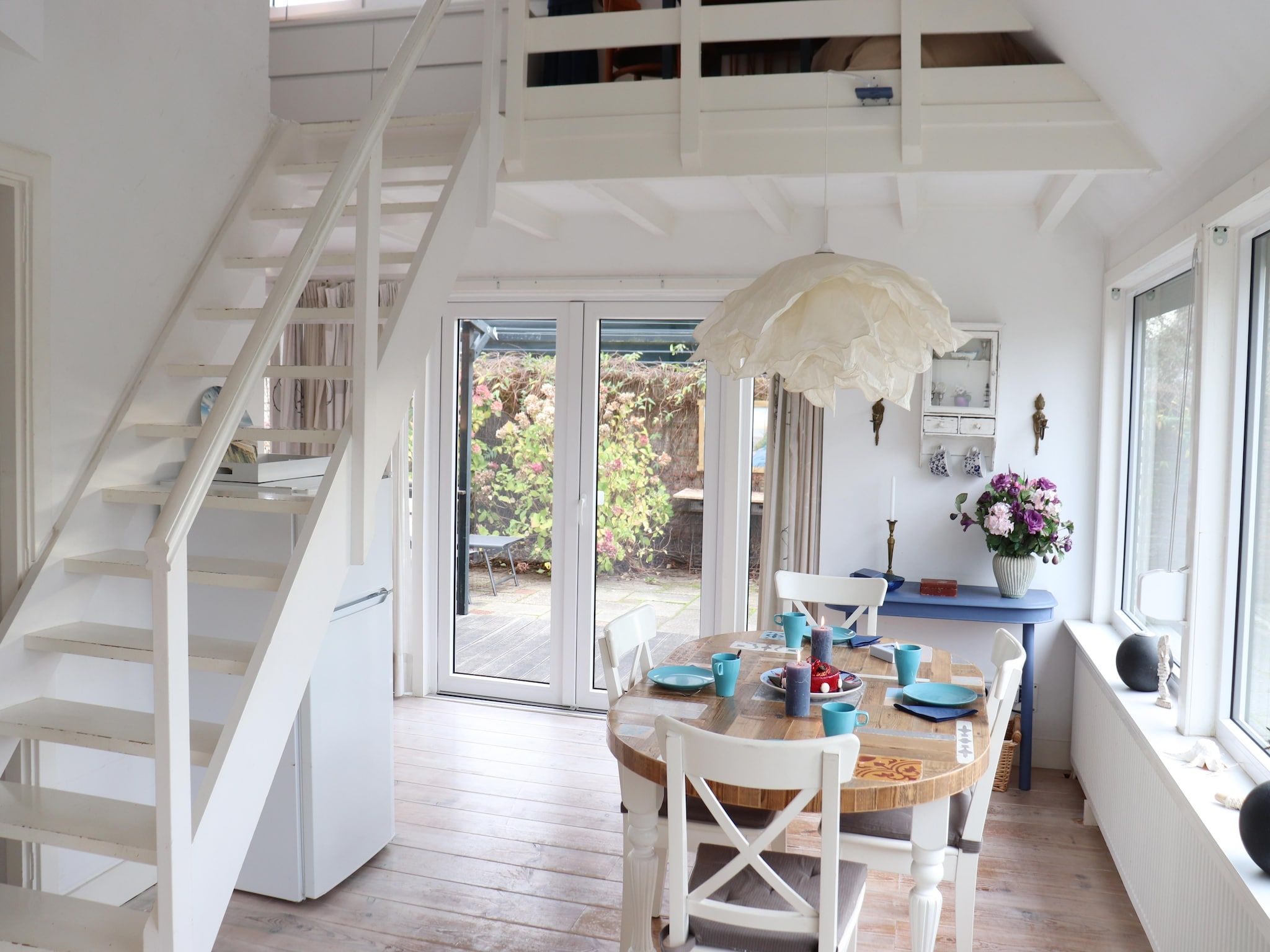 De eetkamer van Marie aan Zee in Noordwijkerhout