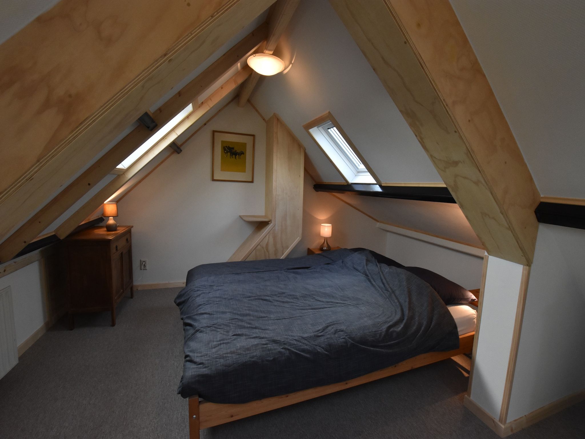 Een slaapkamer van Knook in Nieuwvliet