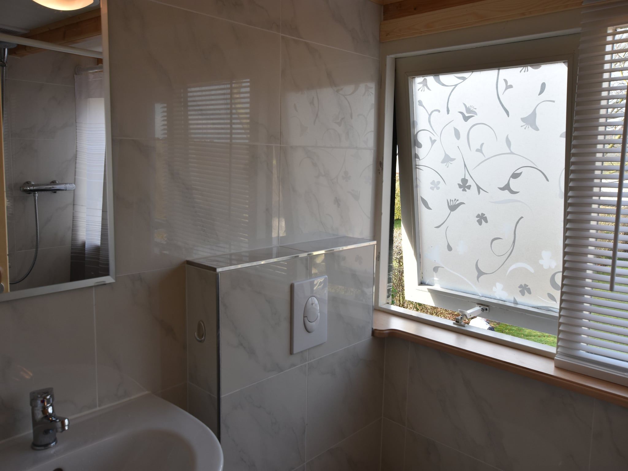 De badkamer van Knook in Nieuwvliet