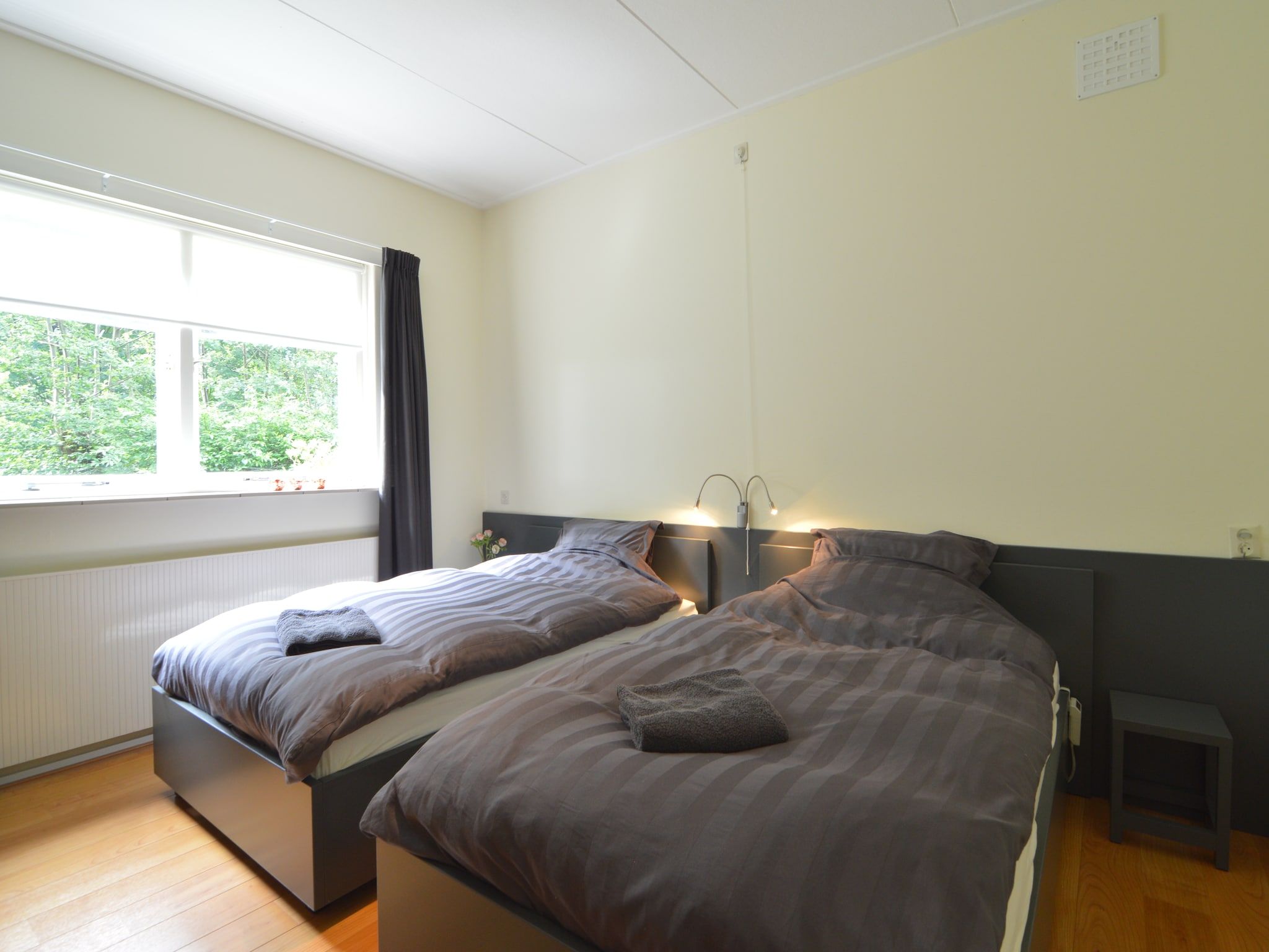 Een slaapkamer van Huus in 't Hagt in Aalten