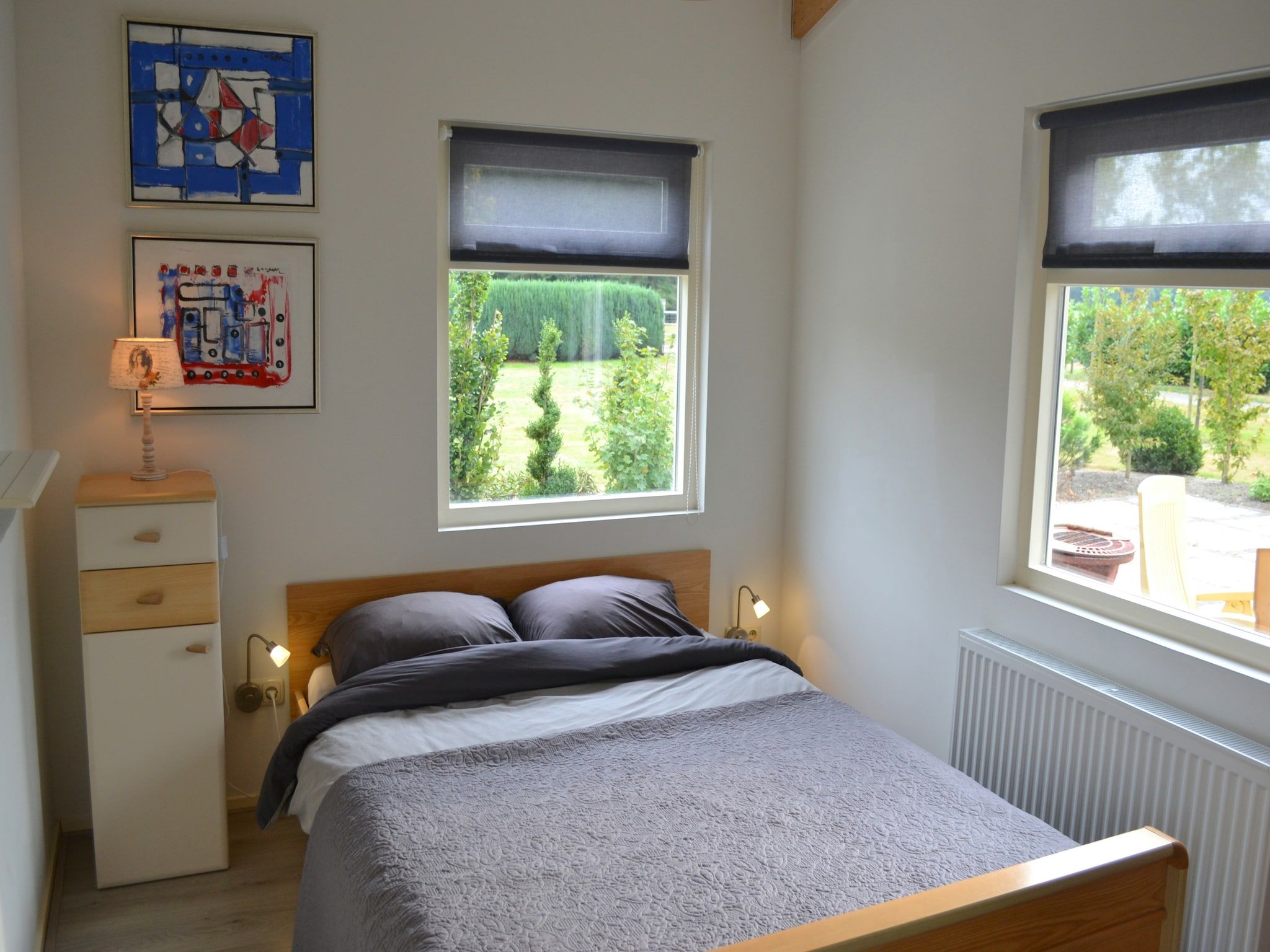 Een slaapkamer van de Veluwse Vrijheid in Eerbeek