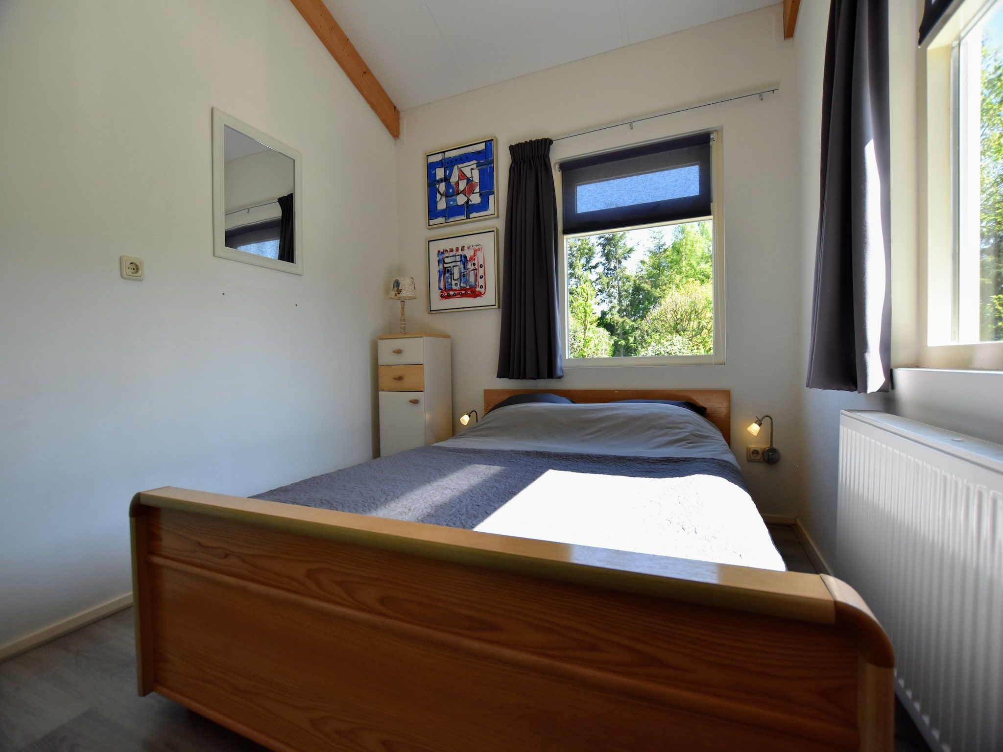 Een slaapkamer van de Veluwse Vrijheid in Eerbeek