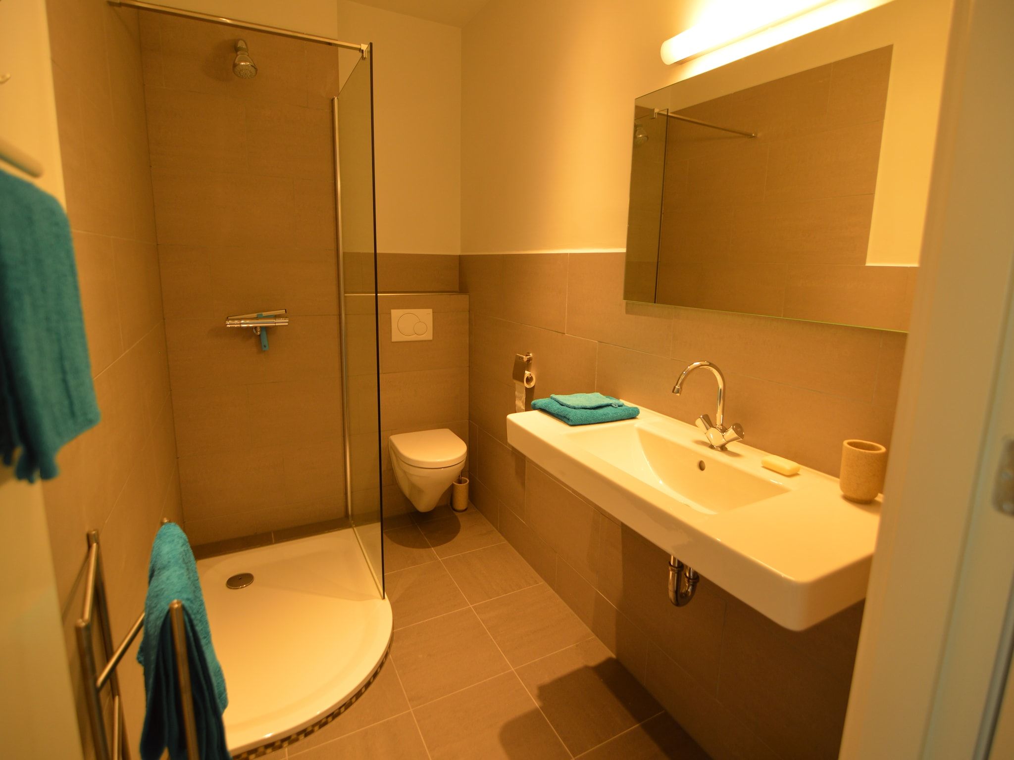 De badkamer van Tramutana in Haaren