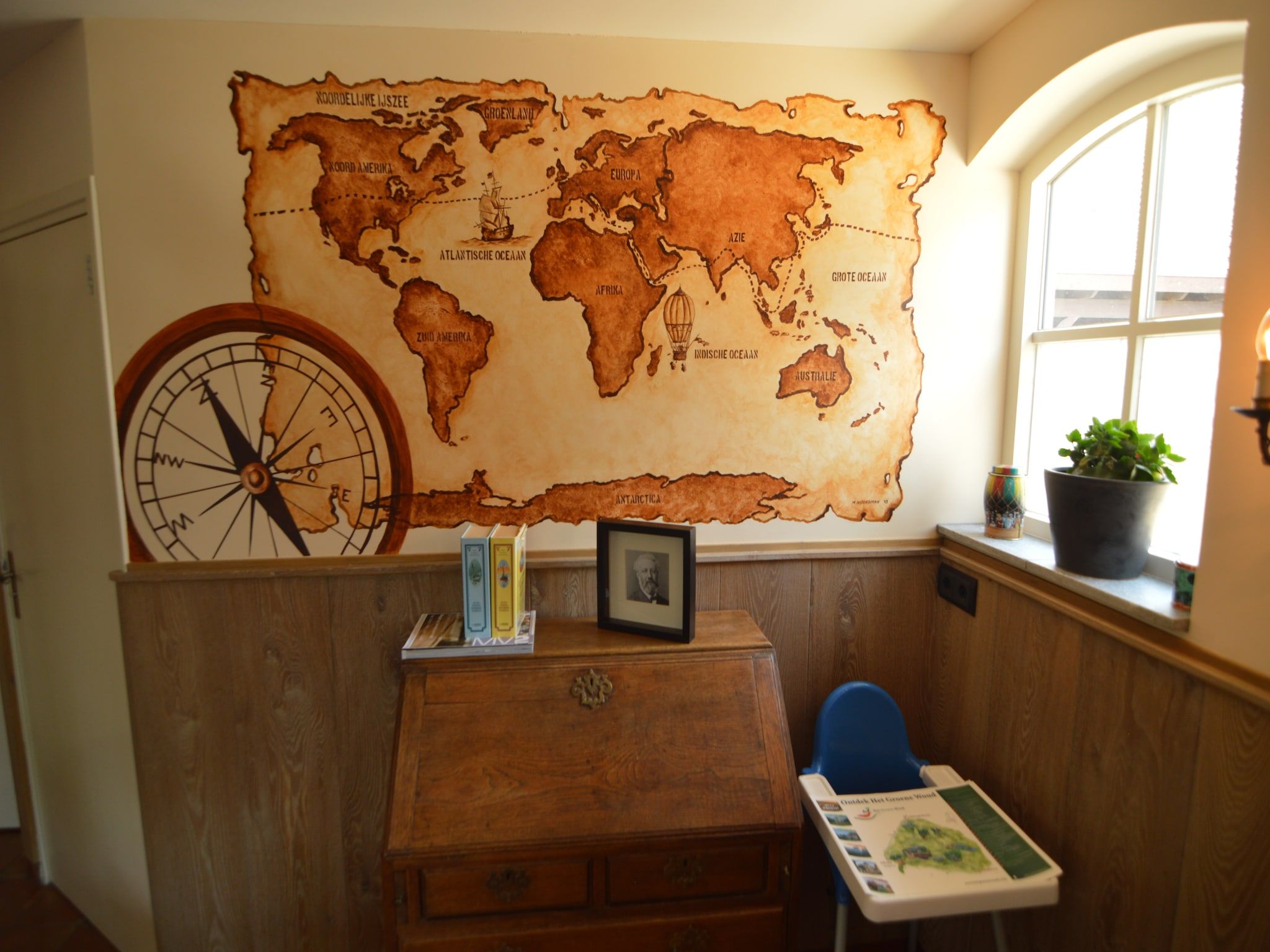 De eetkamer van Ballonatelier in Haaren