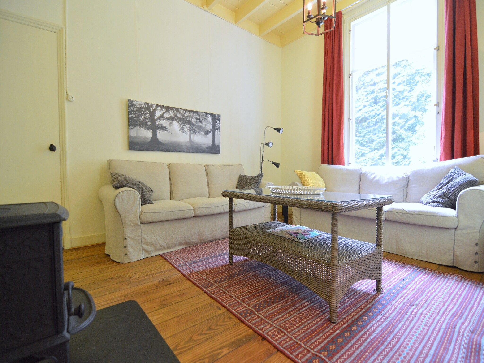 De woonkamer van Het Kruisselt in Zelhem