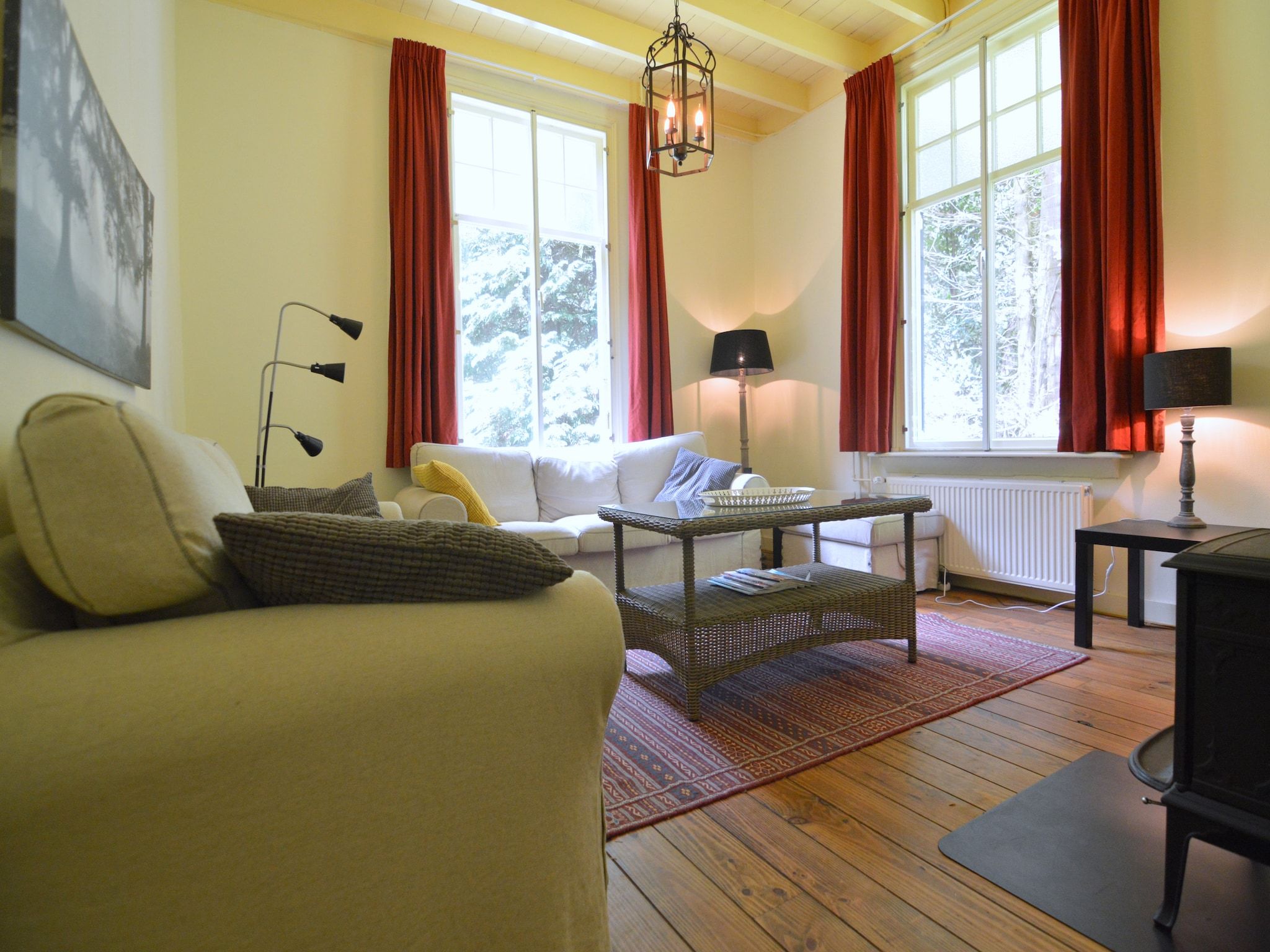 De woonkamer van Het Kruisselt in Zelhem