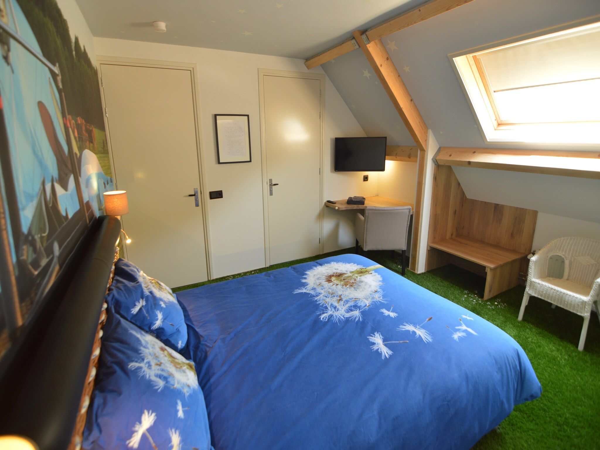 Een slaapkamer van Jules Verne in Haaren