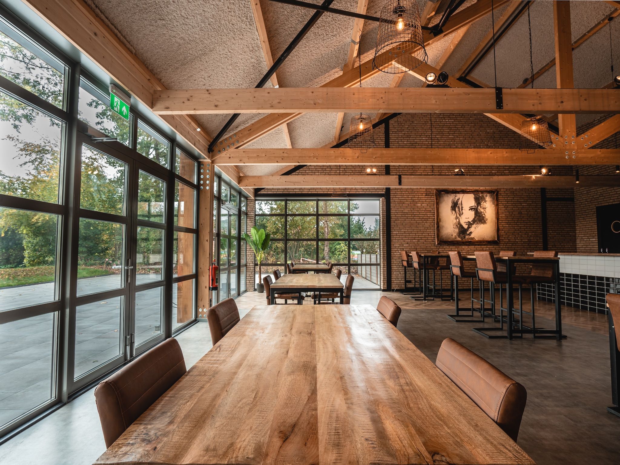 De woonkamer van Vakantiepark Eigen Wijze 2 in Bant