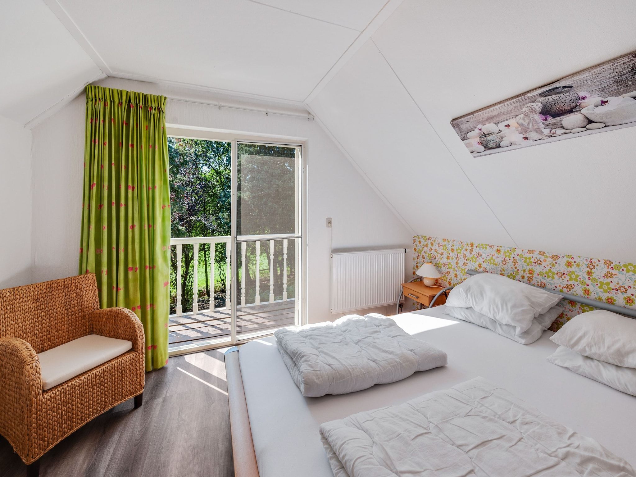 Een slaapkamer van De Drentsche Patrijs in Mantinge