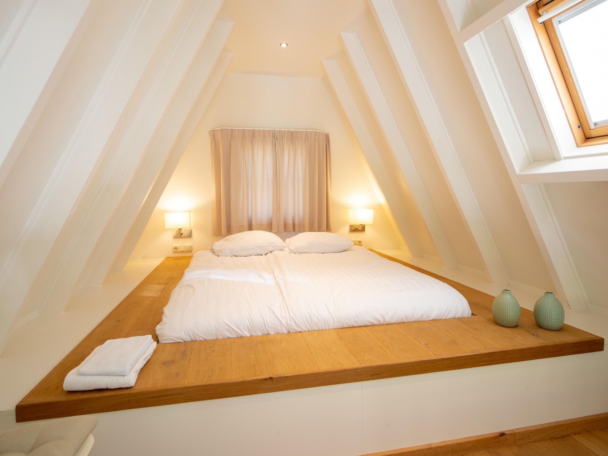 Een slaapkamer van Hof van Salland 1 in Hellendoorn