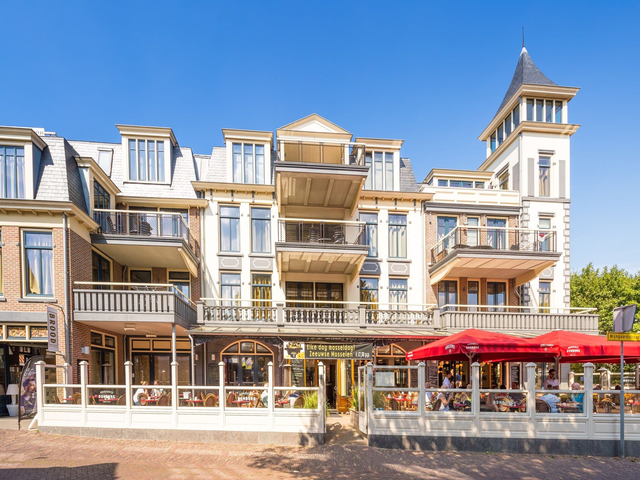 De buitenkant van Résidence Wijngaerde 2 in Domburg