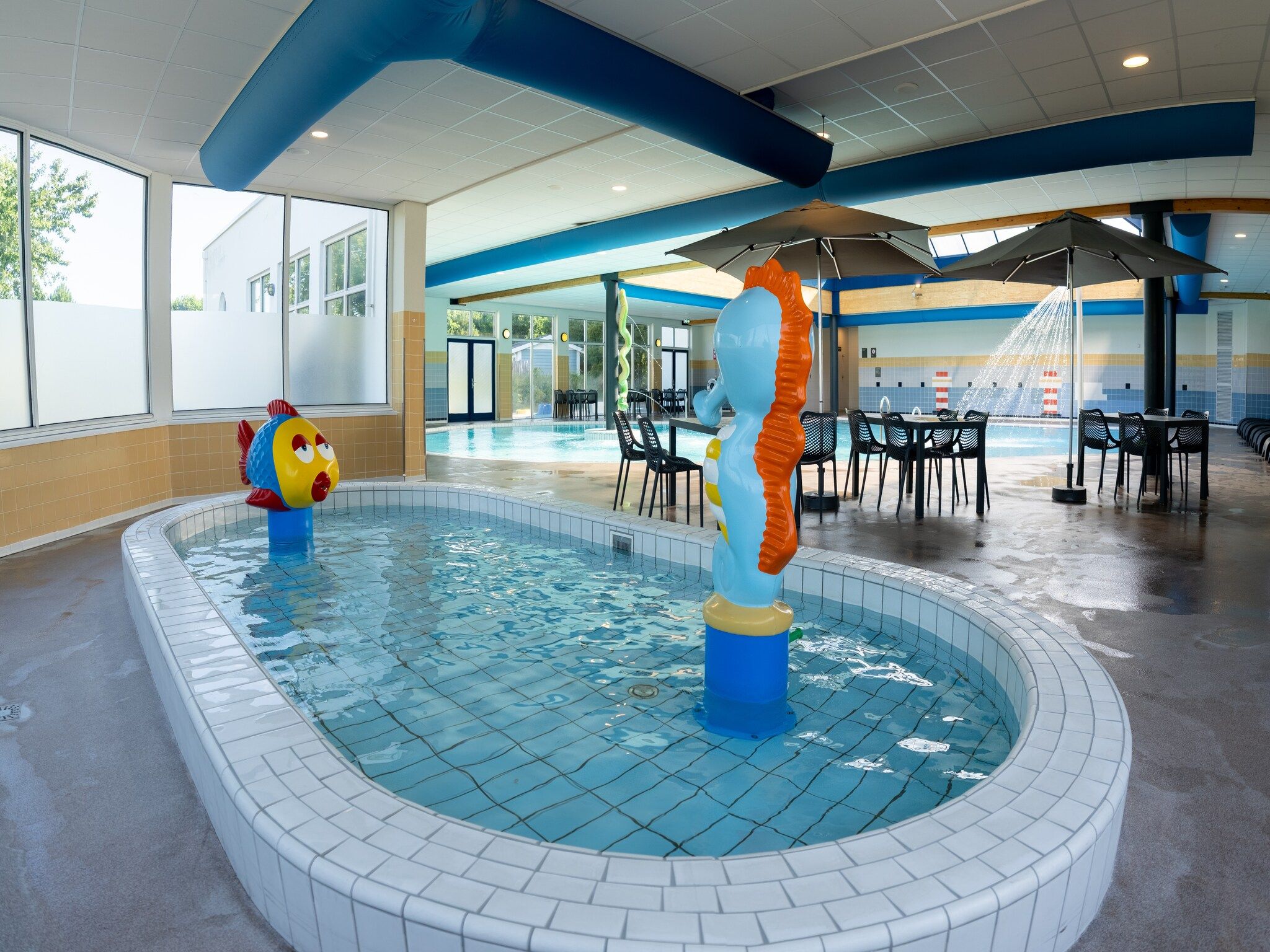 Parkfaciliteiten bij Vakantiepark Boomhiemke 9 in Hollum