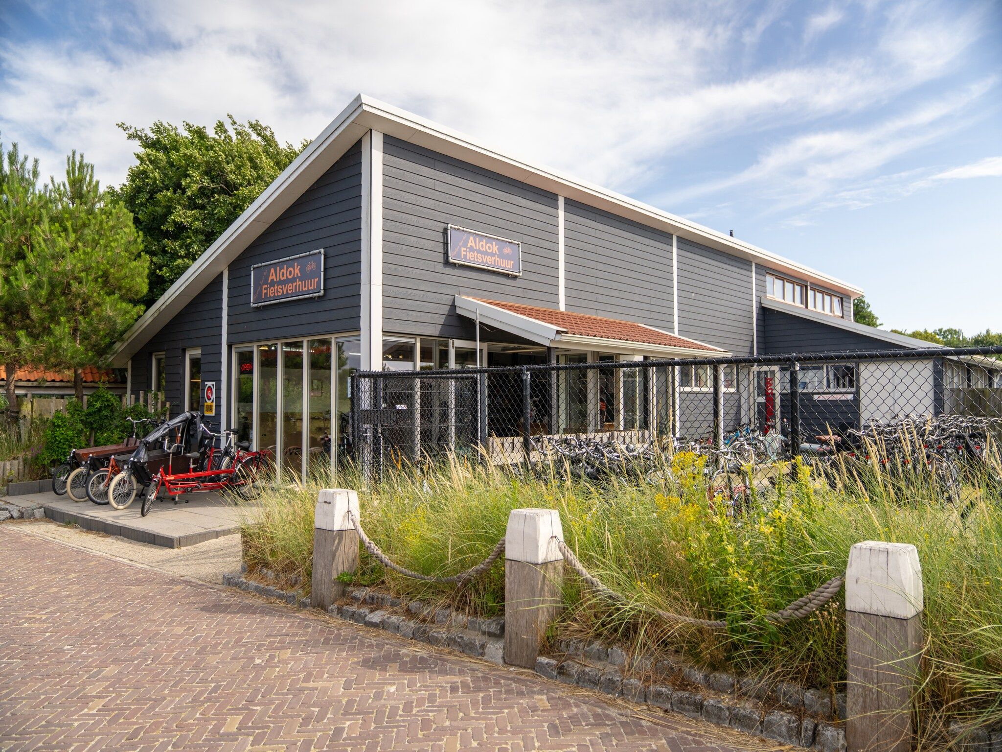 Parkfaciliteiten bij Vakantiepark Boomhiemke 9 in Hollum