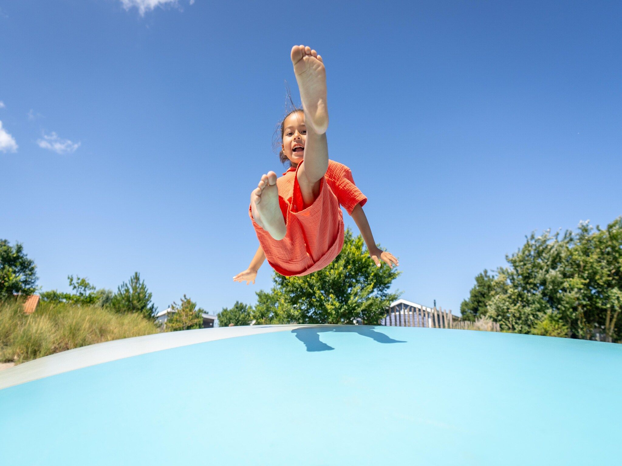 Parkfaciliteiten bij Vakantiepark Boomhiemke 9 in Hollum
