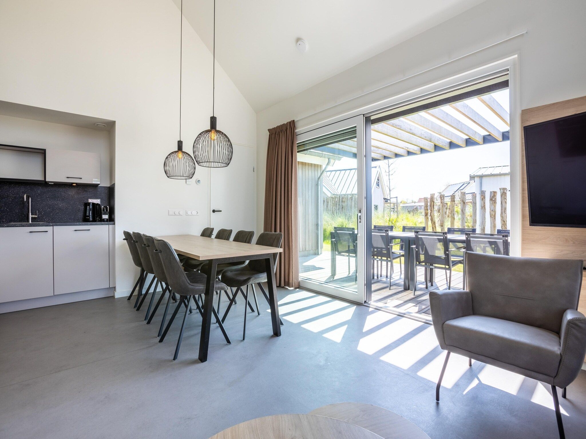 Parkfaciliteiten bij Vakantiepark Boomhiemke 1 in Hollum