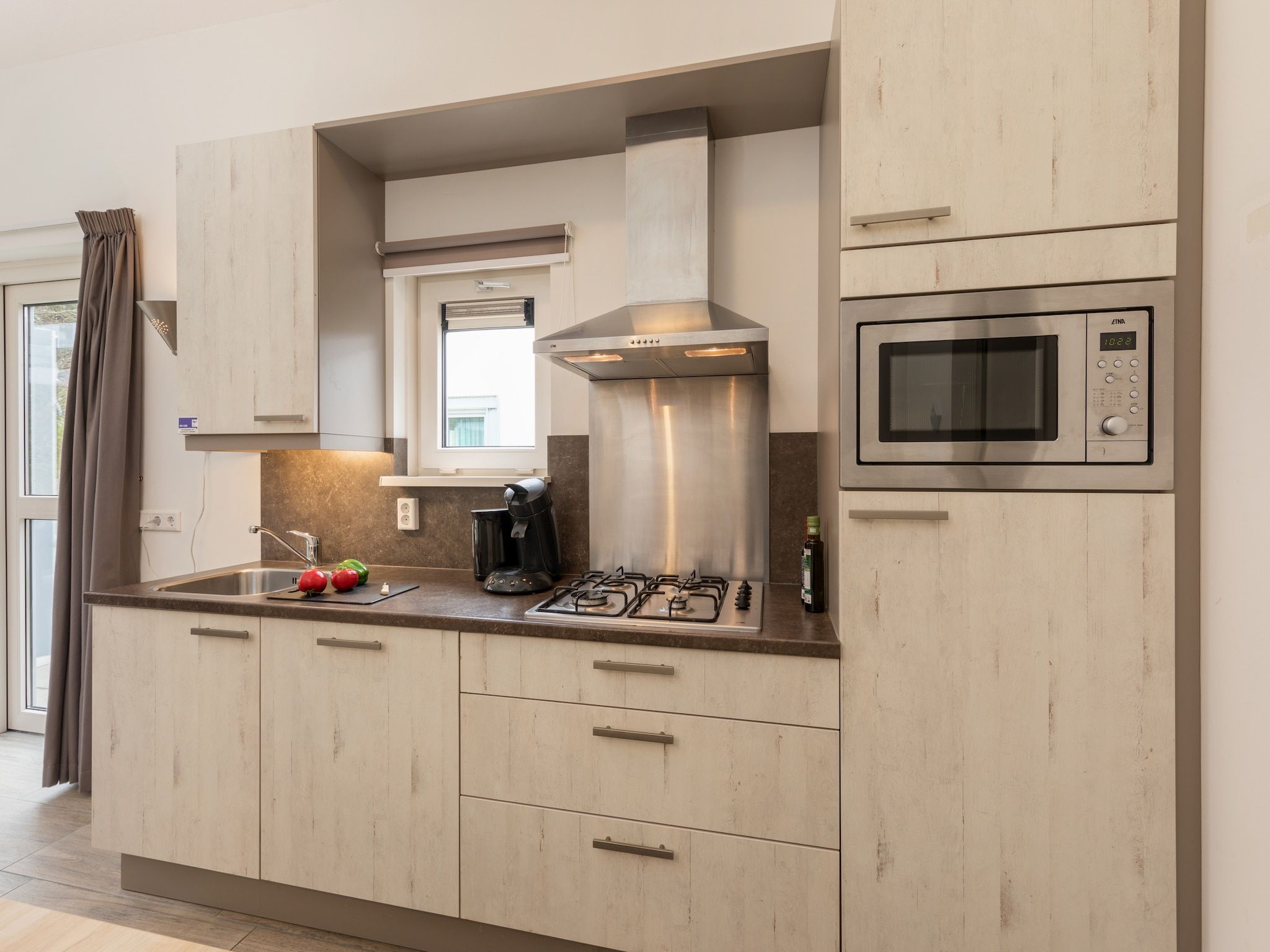 De keuken van Kustpark Texel 4 in De Koog