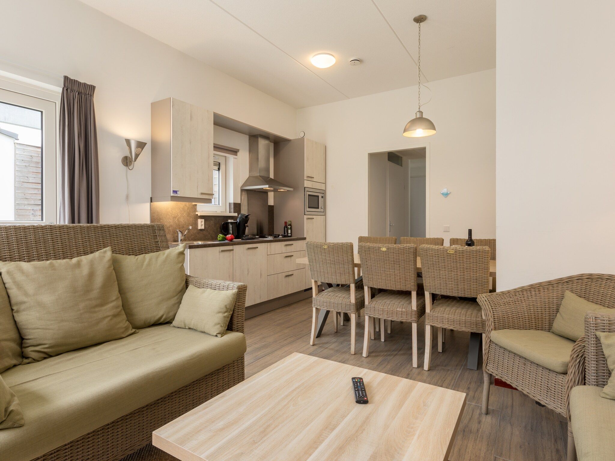 De woonkamer van Kustpark Texel 4 in De Koog